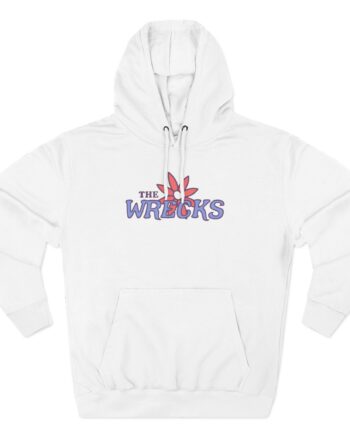 The Wrecks Floral Three-Panel Fleece Hoodie