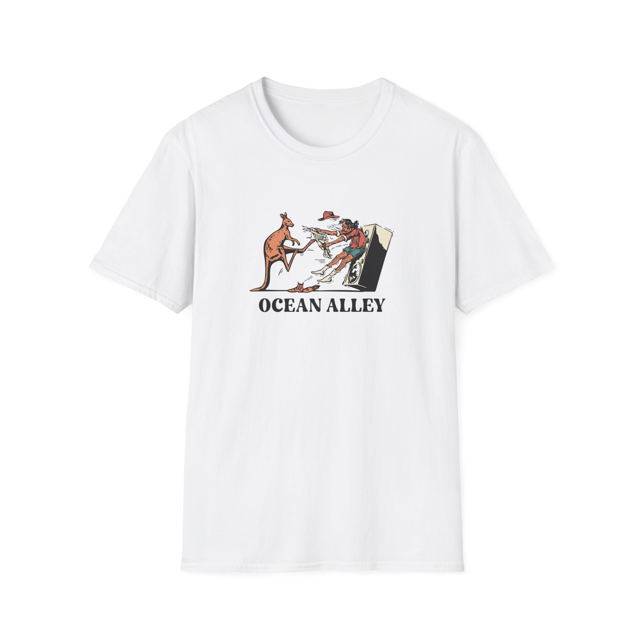 Ocean Alley Kanga Kick Unisex Softstyle T-Shirt