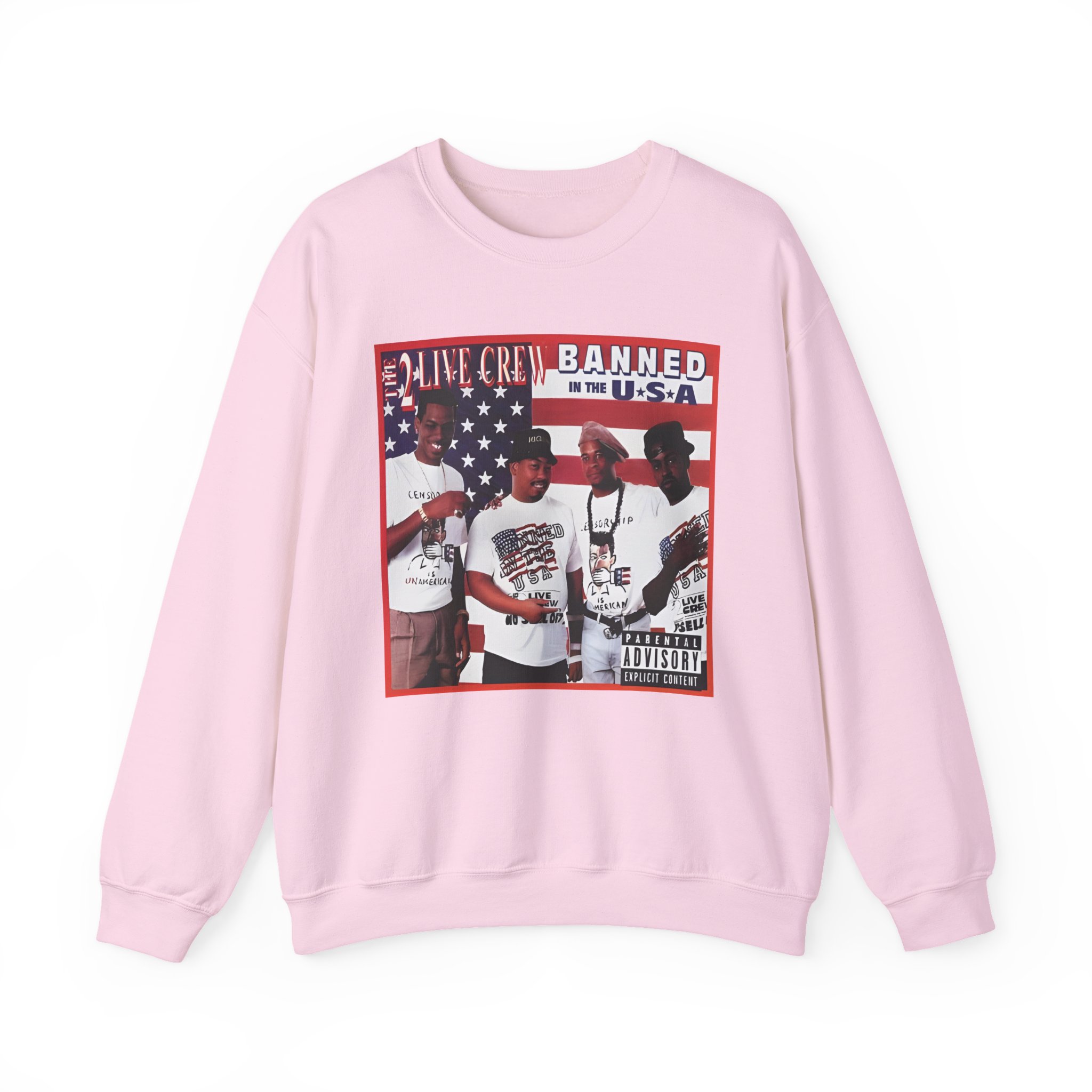 2 Live Crew Banned in the Usa Unisex Heavy Blendâ„¢ Crewneck Sweatshirt