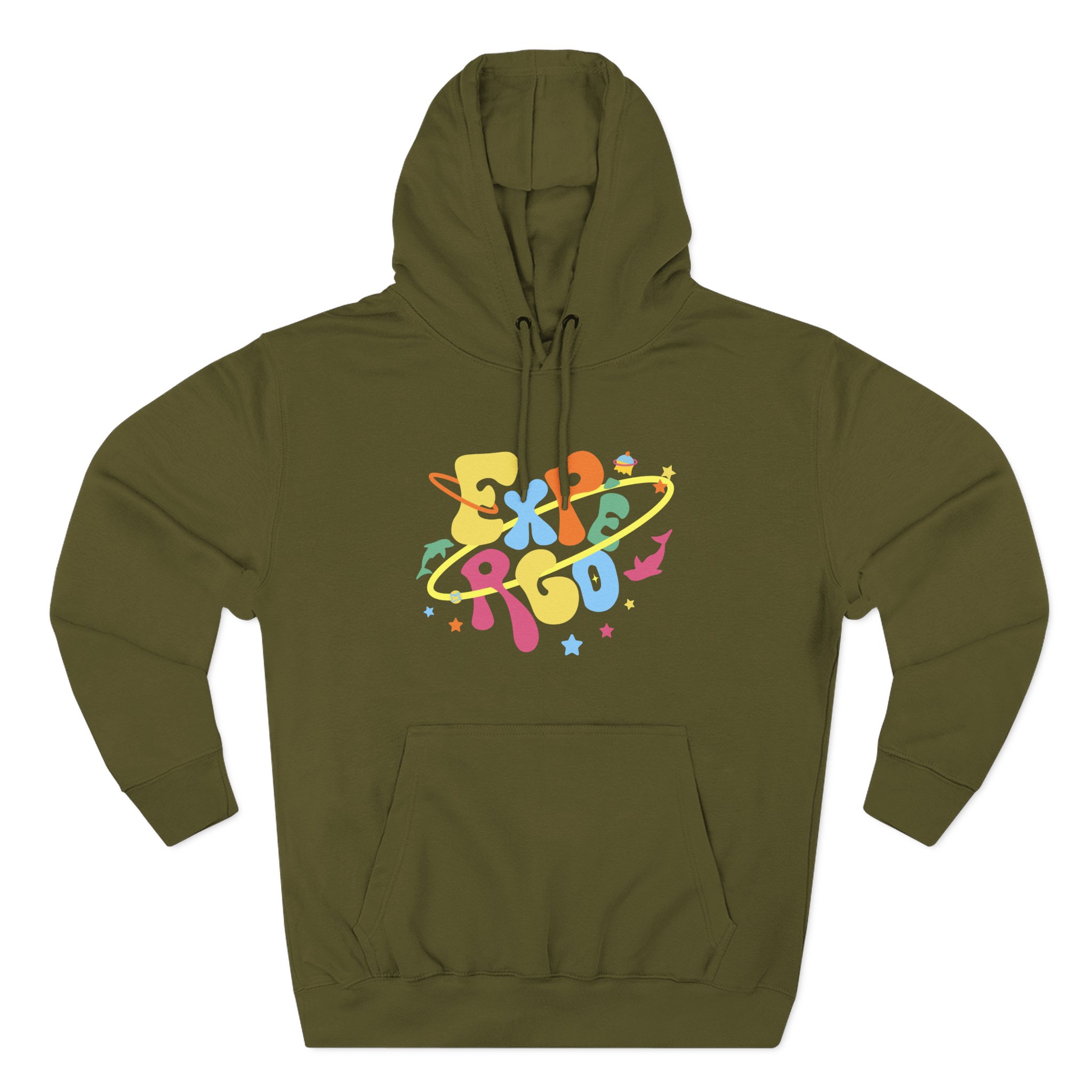 Nmixx Three-Panel Fleece Hoodie