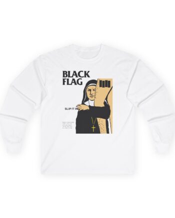 Black Flag Slip It in Unisex Ultra Cotton Long Sleeve Tee