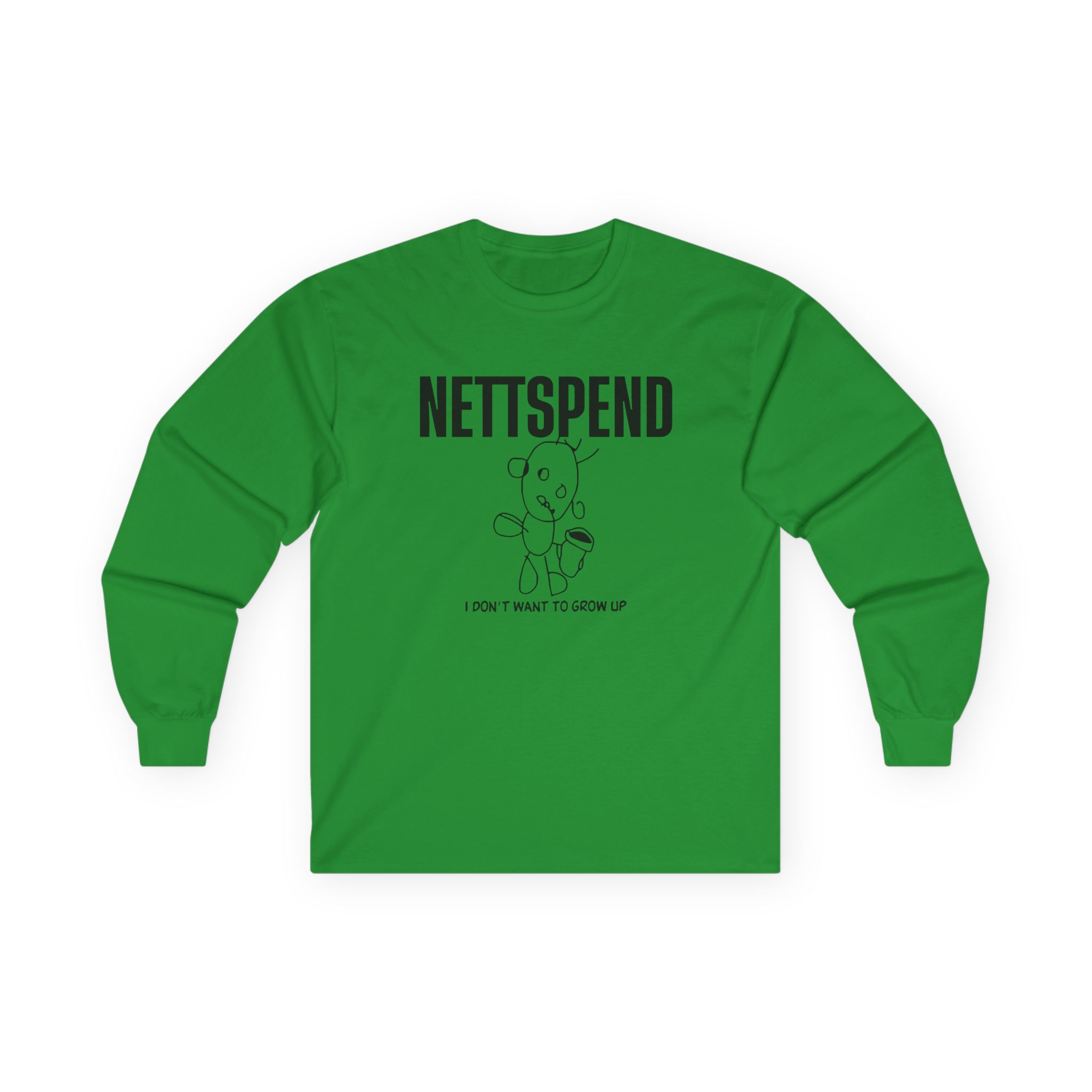 Nettspend I Dont Want to Grow Up Unisex Ultra Cotton Long Sleeve Tee