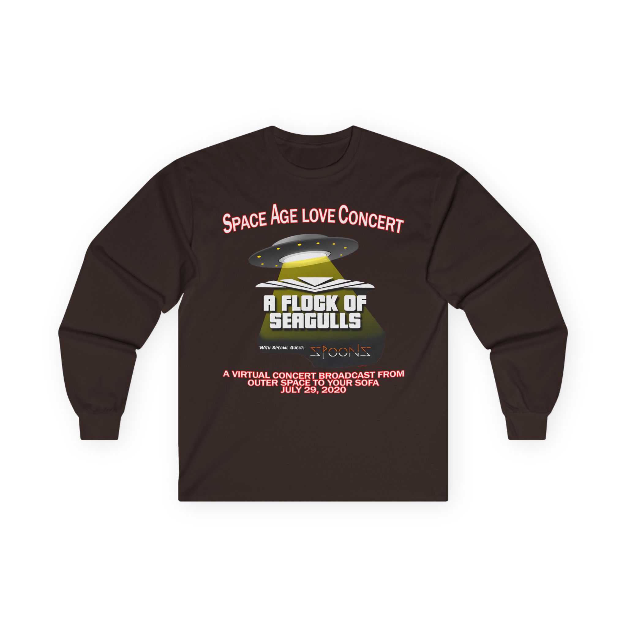 A Flock of Seagulls Space Age Love Concert Unisex Ultra Cotton Long Sleeve Tee