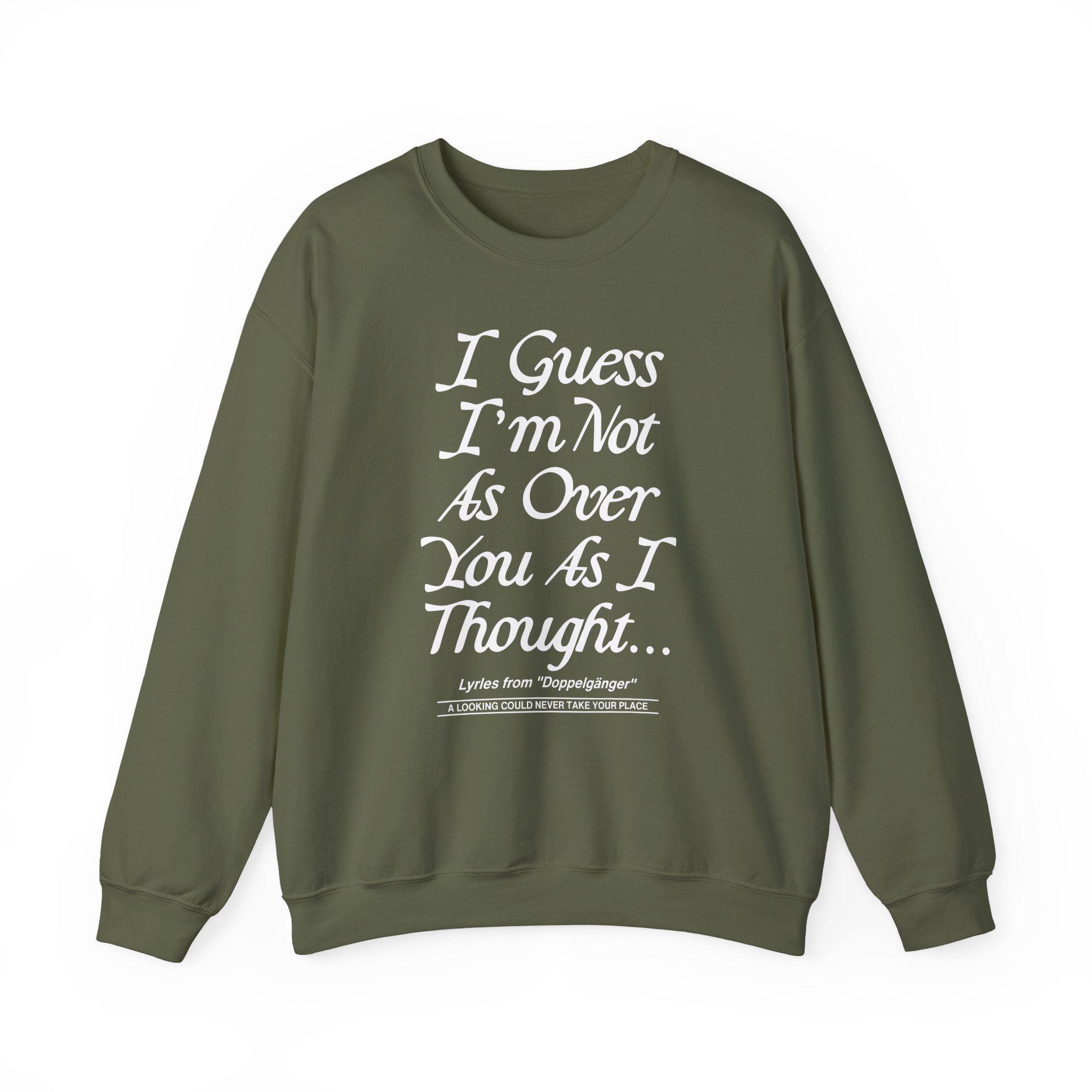 Joshua Bassett Doppelgänger Lyric Unisex Heavy Blend™ Crewneck Sweatshirt