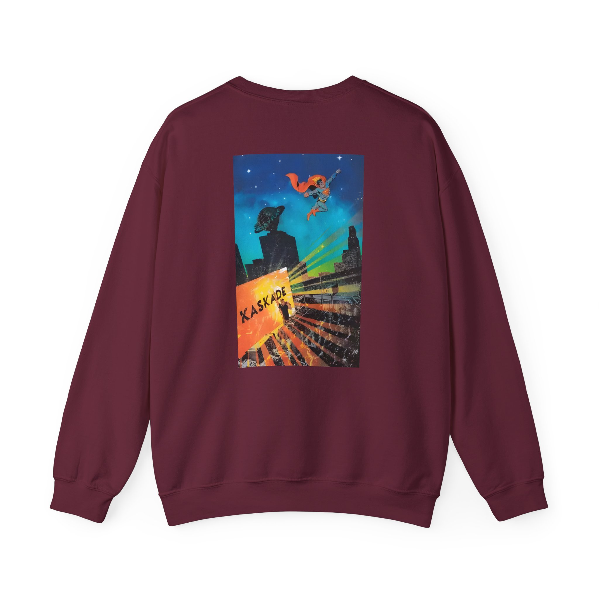 Kaskade X Superman Comic Unisex Heavy Blendâ„¢ Crewneck Sweatshirt
