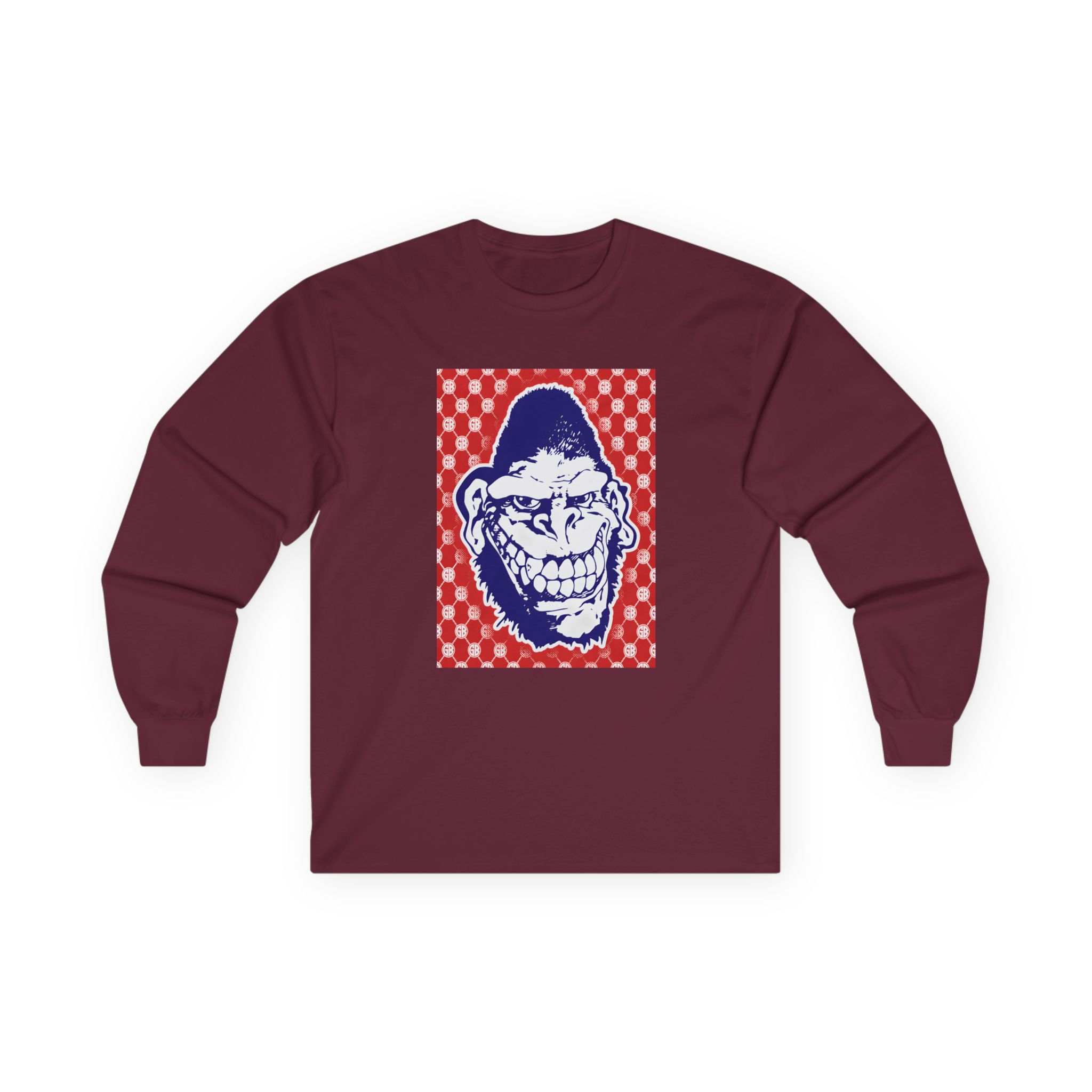 Gorilla Biscuits Gb Pattern Unisex Ultra Cotton Long Sleeve Tee
