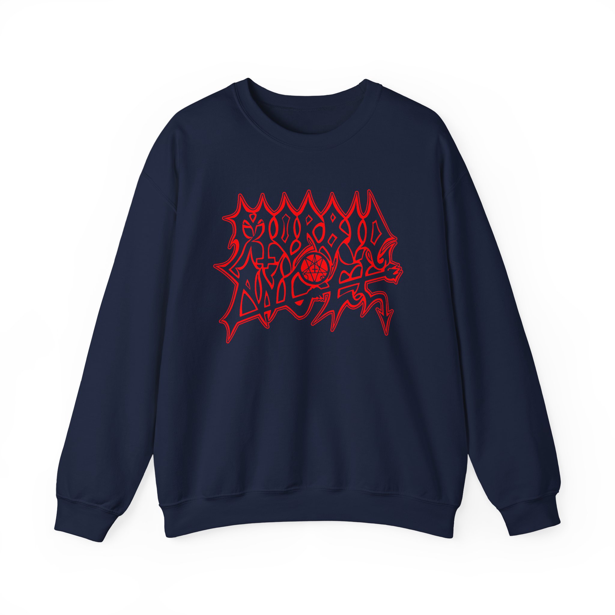Morbid Angel Red Logo Unisex Heavy Blendâ„¢ Crewneck Sweatshirt