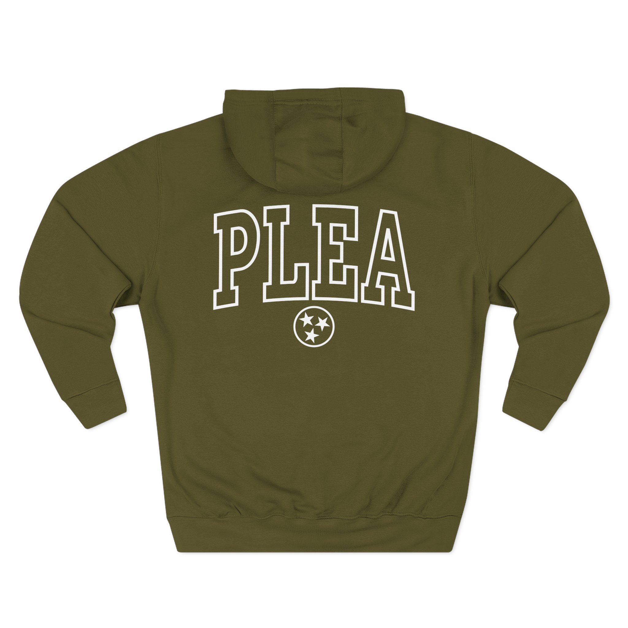 A Plea for Purging Plea Three-Panel Fleece Hoodie