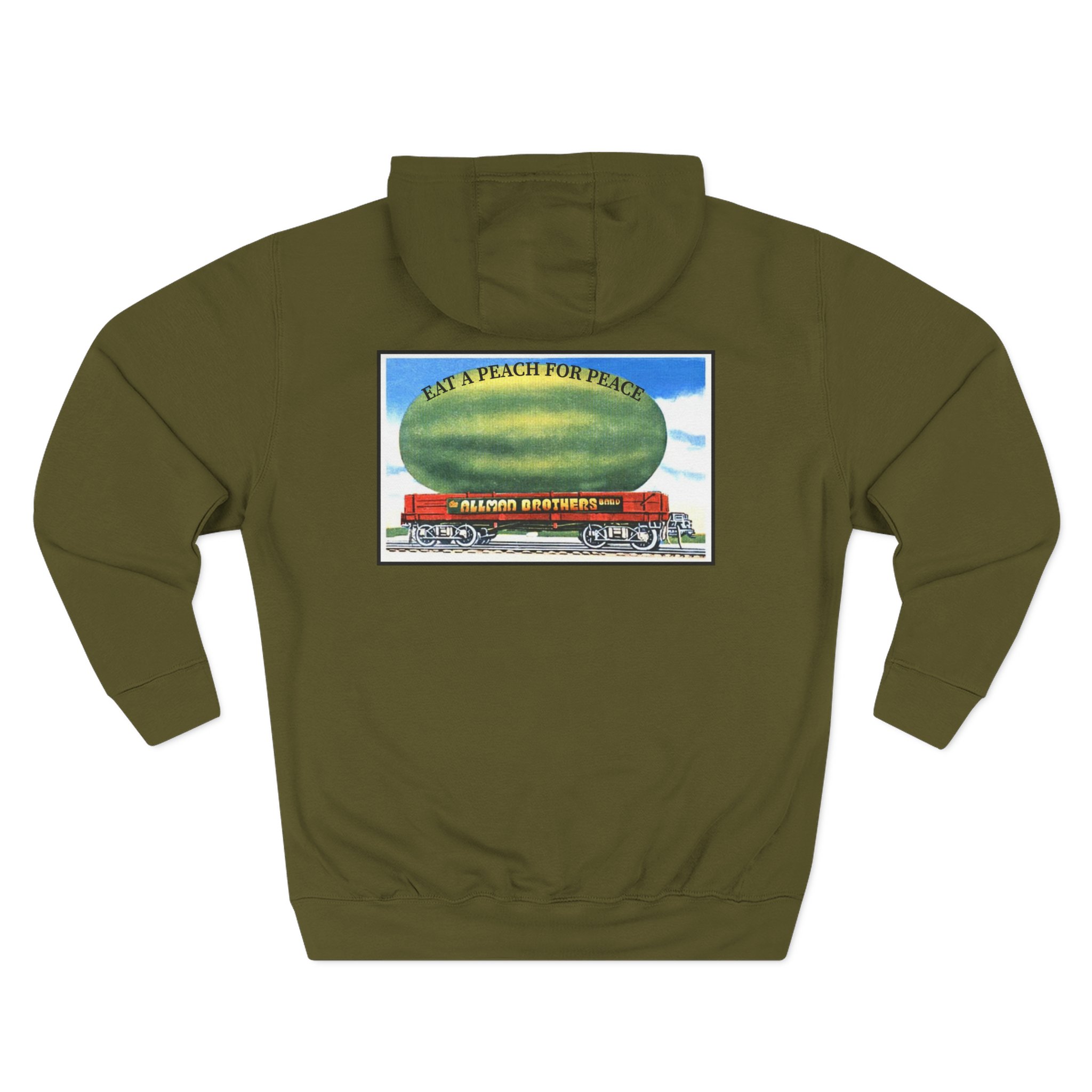 The Allman Brothers Eat a Peach Album Art Three-Panel Fleece Hoodie