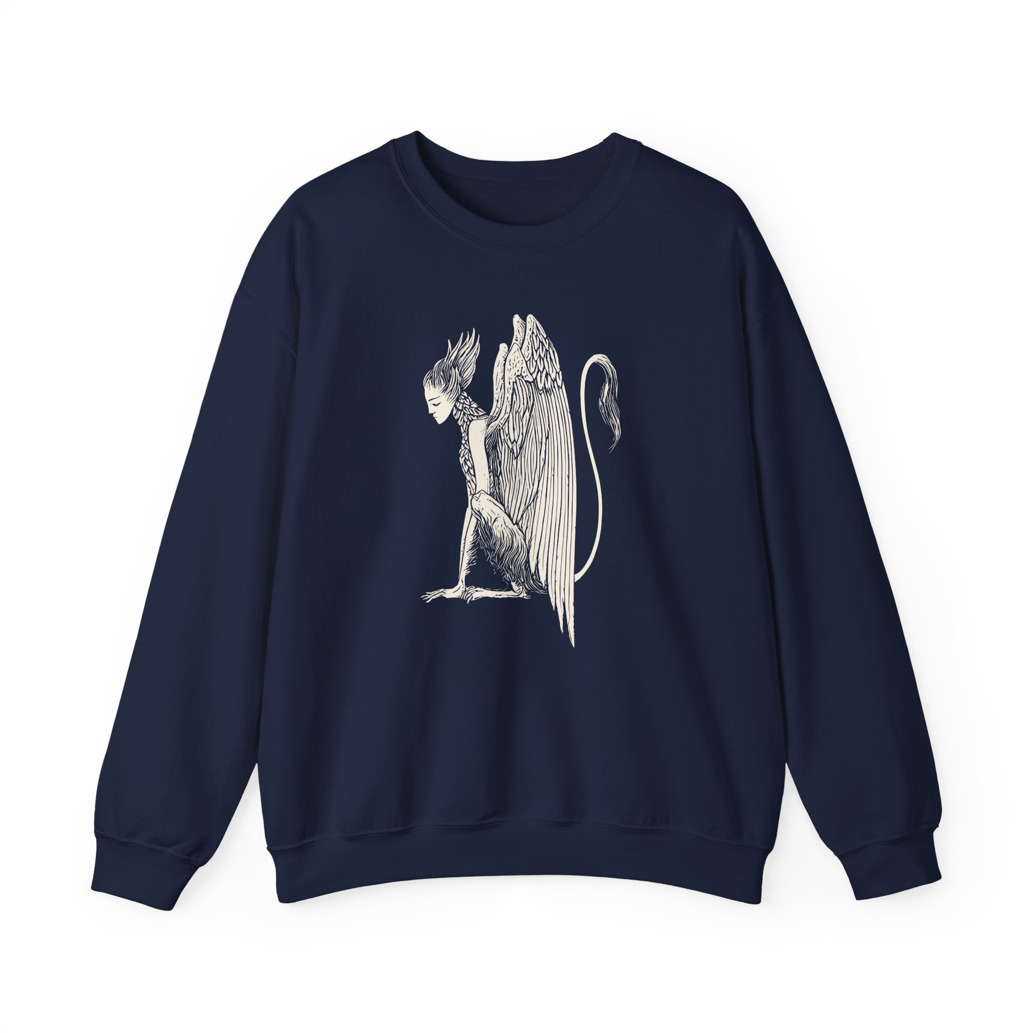 Alcest Spiritual Instinct Back Logo Unisex Heavy Blendâ„¢ Crewneck Sweatshirt