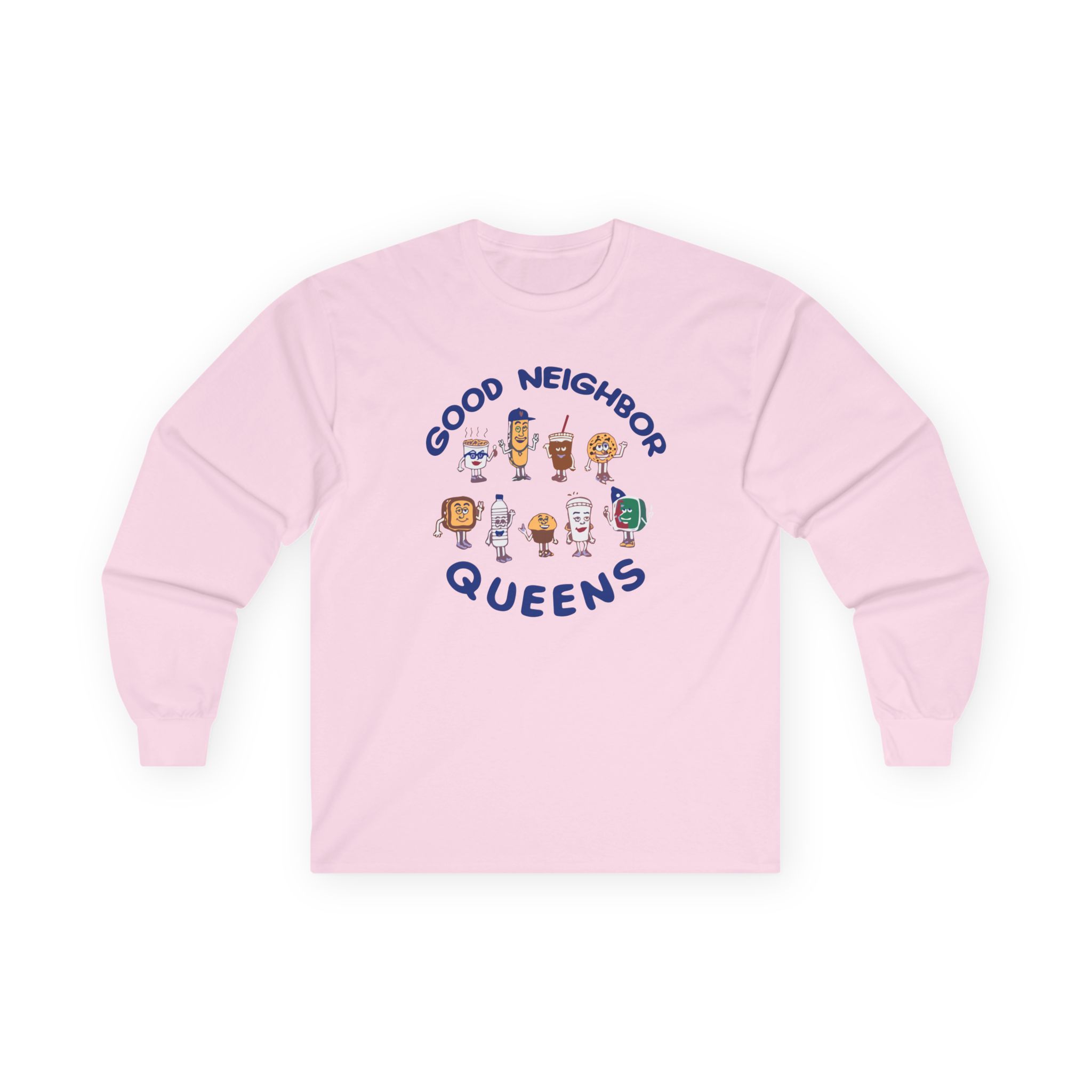 Good Neighbours Queens LS Unisex Ultra Cotton Long Sleeve Tee