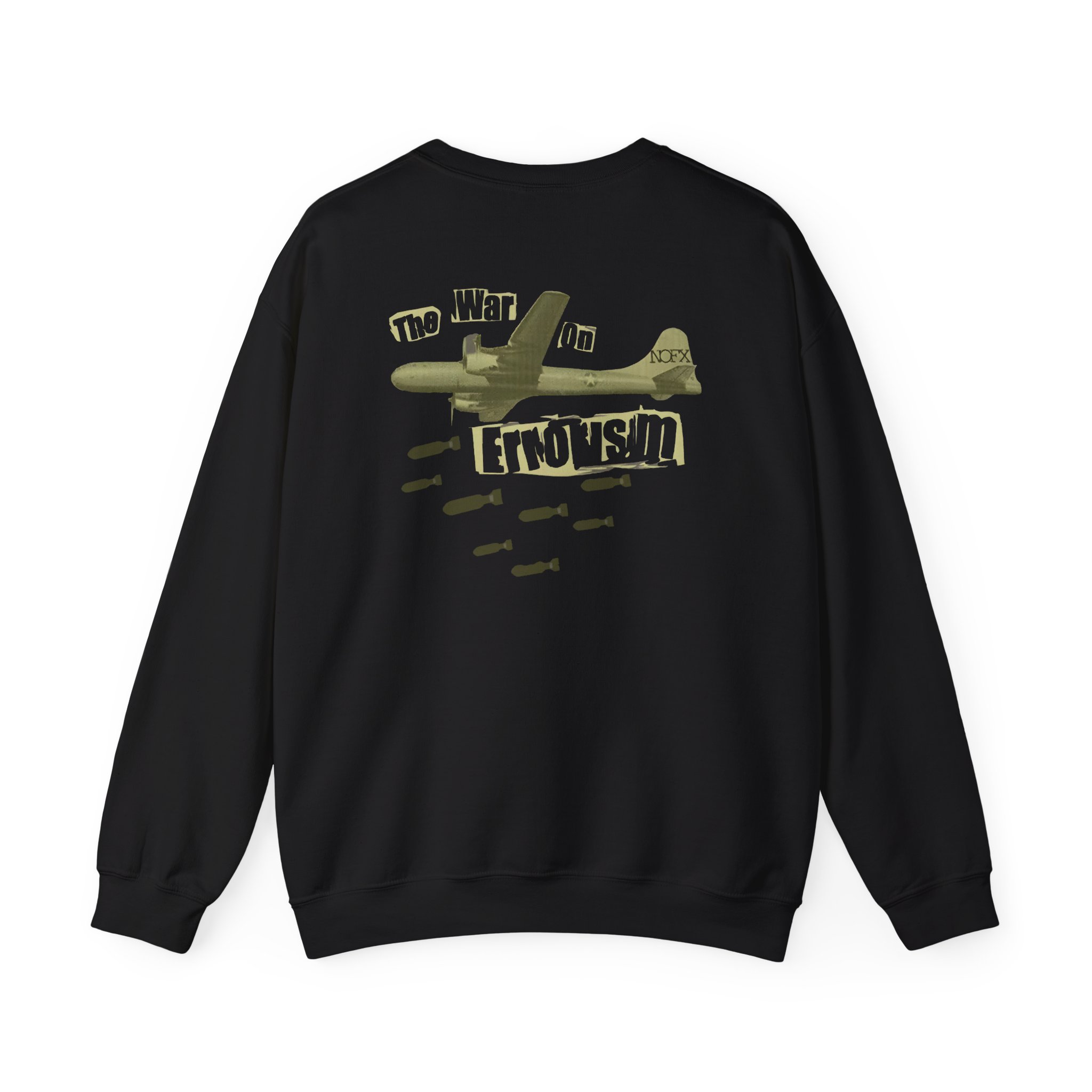 Nofx Dropping Bombs Unisex Heavy Blendâ„¢ Crewneck Sweatshirt