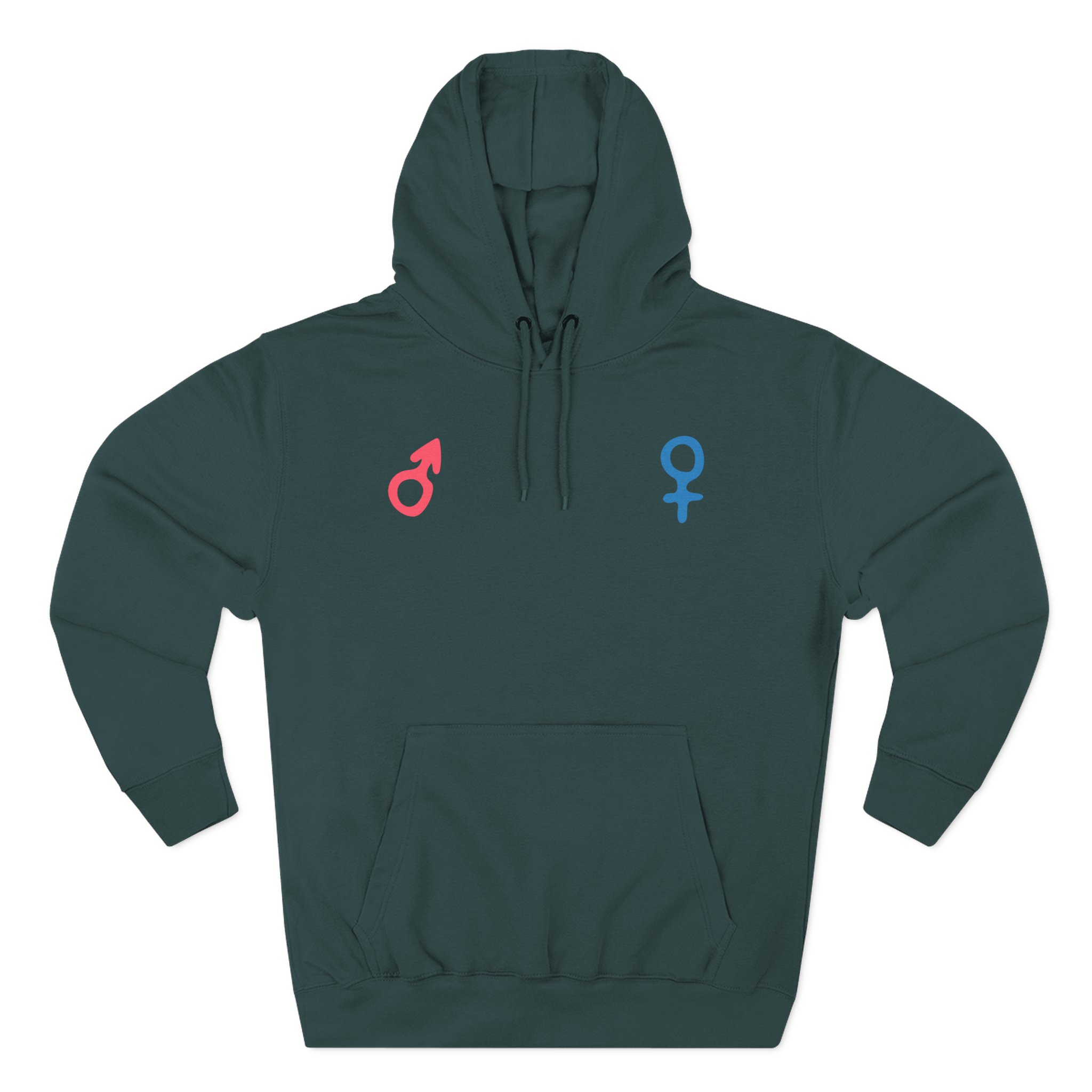 Marina Masculine Feminine Three-Panel Fleece Hoodie