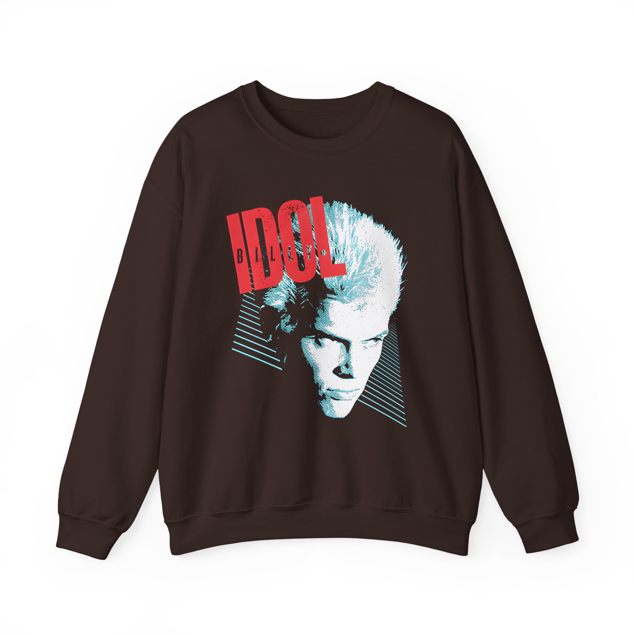 Billy Idol Face Stripes Unisex Heavy Blendâ„¢ Crewneck Sweatshirt