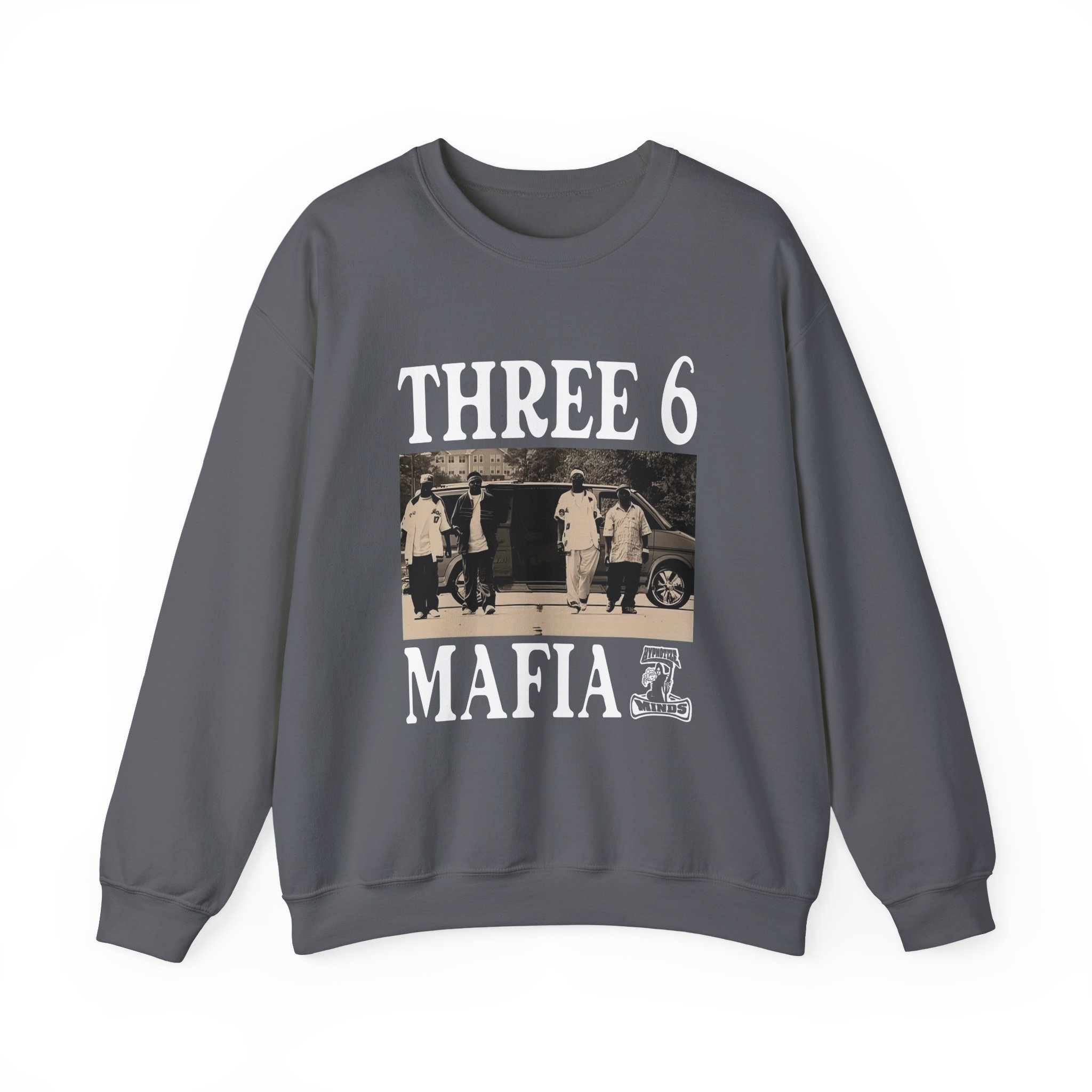 Three 6 Mafia Ridin Spinners Unisex Heavy Blendâ„¢ Crewneck Sweatshirt