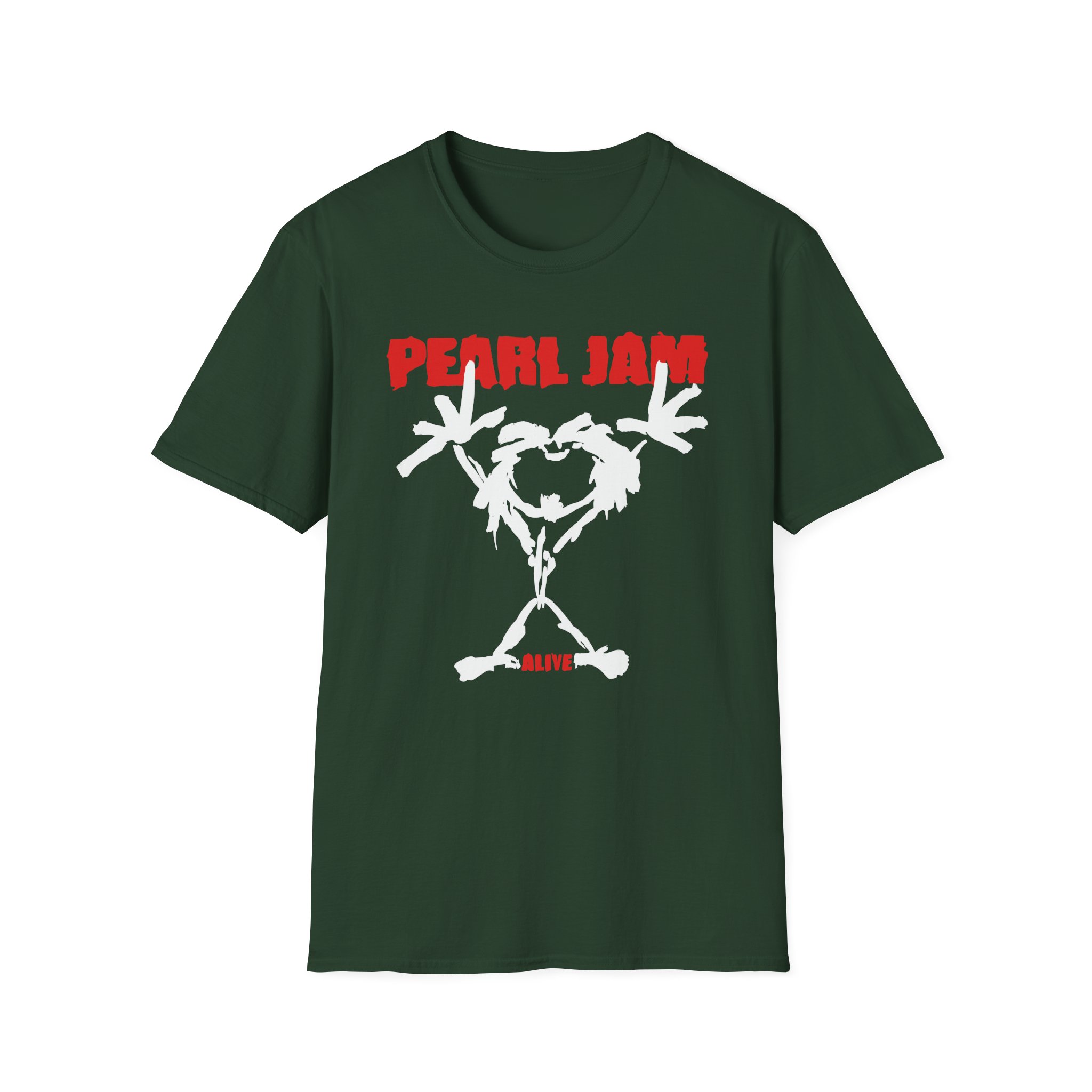 Pearl Jam Stickman Unisex Softstyle T-Shirt