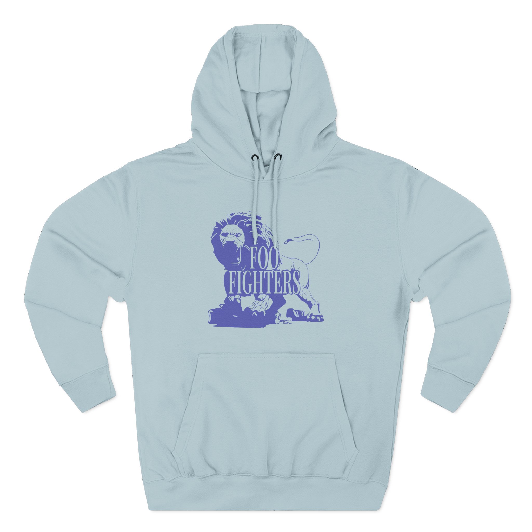 Foo Fighters Ff Lion Three-Panel Fleece Hoodie