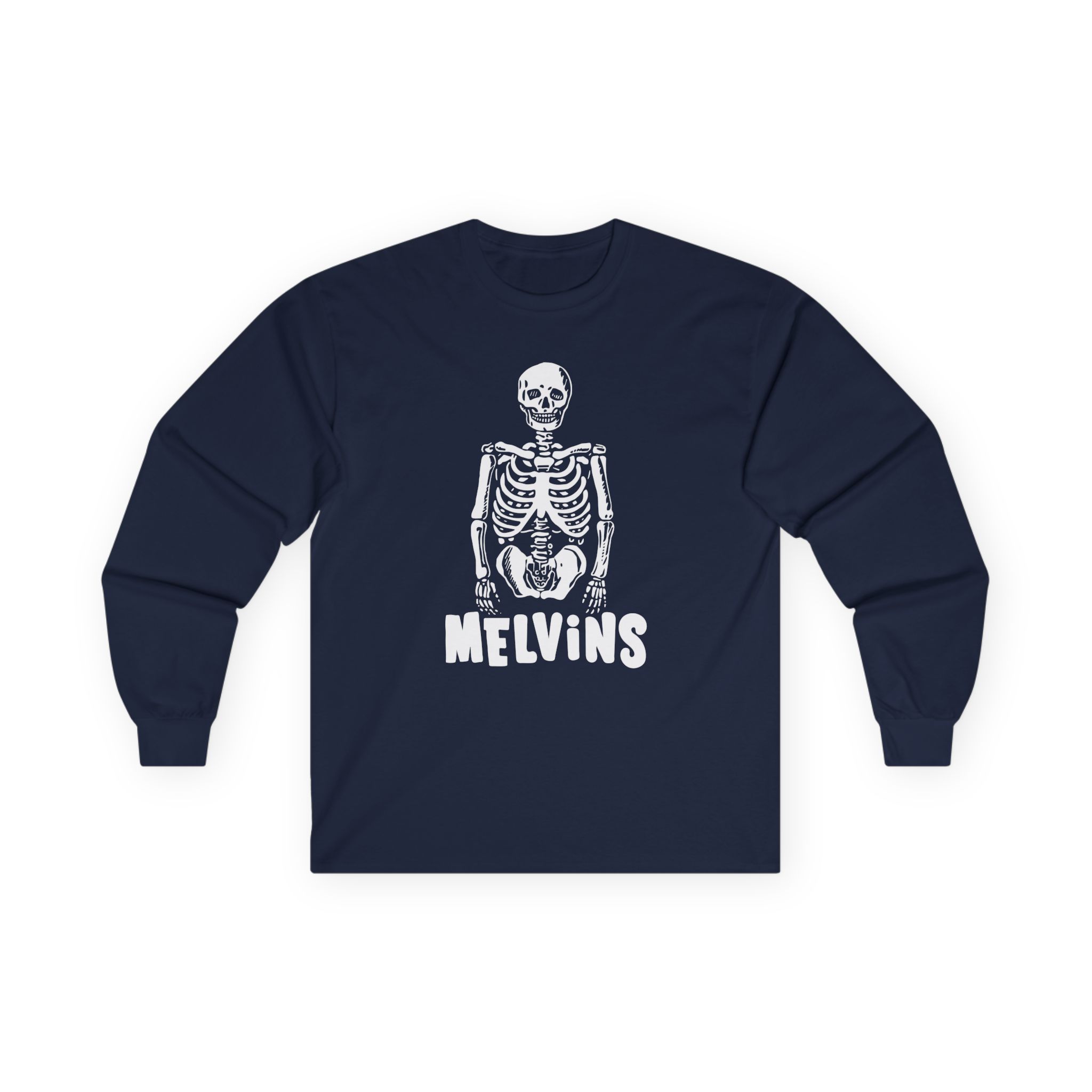 Melvins Skeleton Logo Unisex Ultra Cotton Long Sleeve Tee