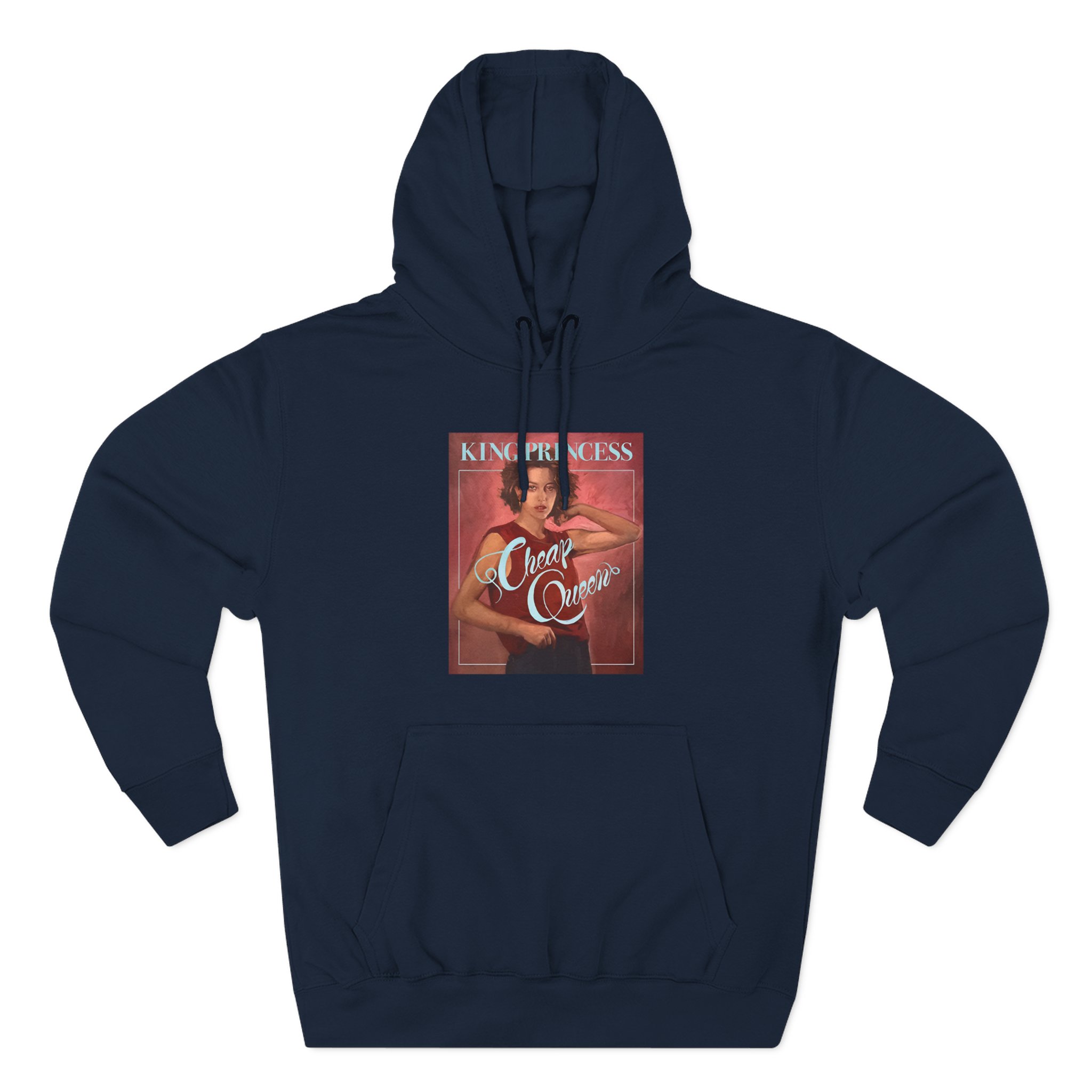 King Princess Cheap Queen Three-Panel Fleece Hoodie