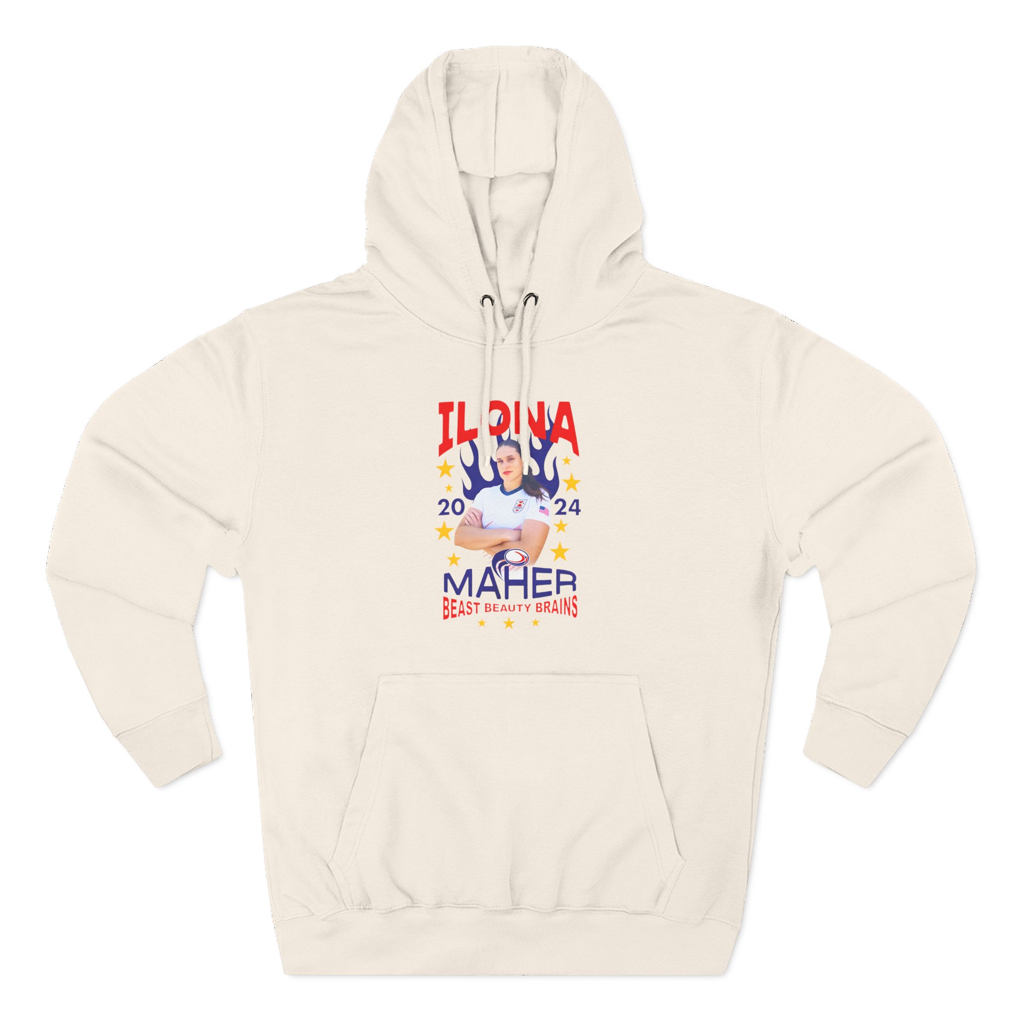 Ilona Maher Spangled Banner Three-Panel Fleece Hoodie