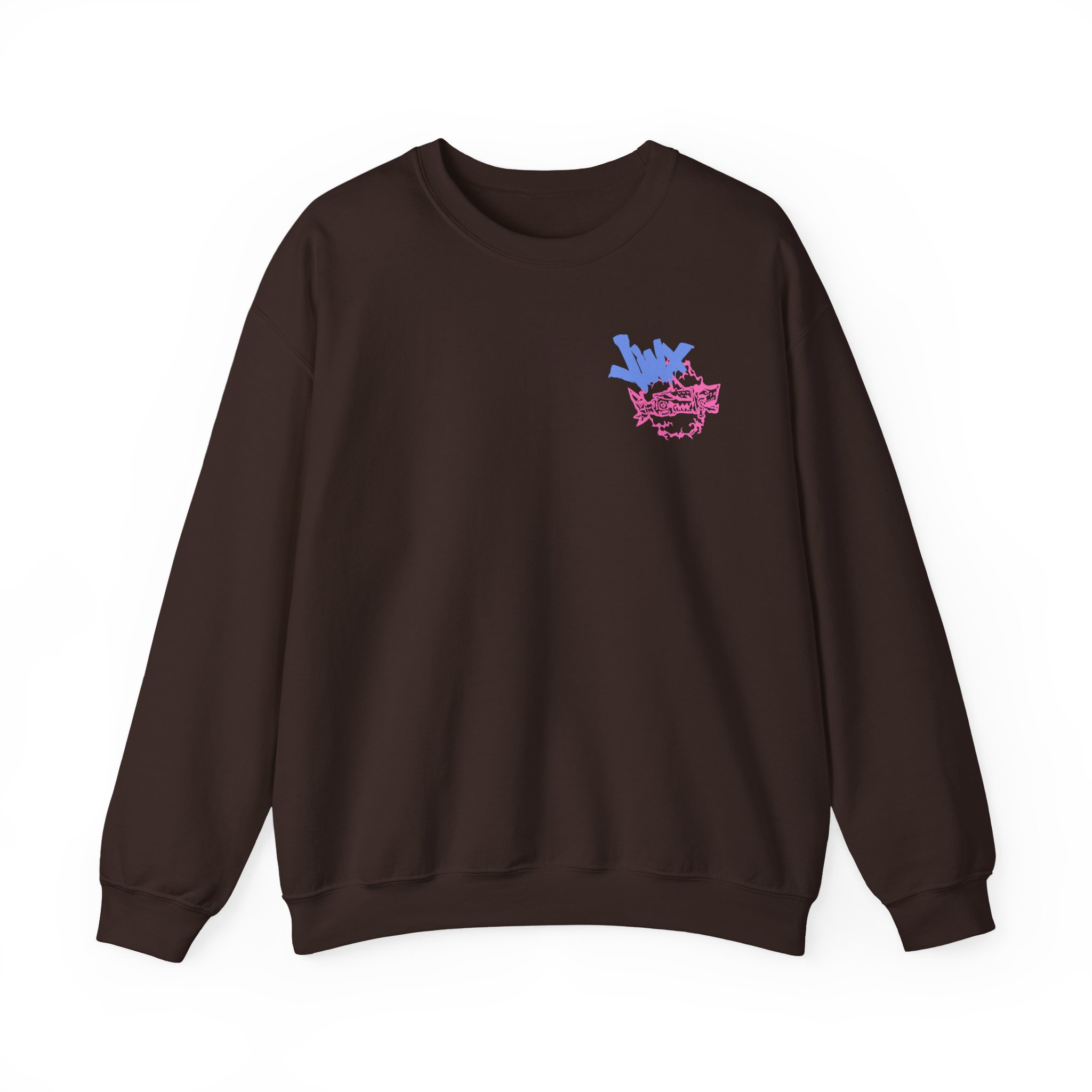 Jinx Arcane Gun Unisex Heavy Blendâ„¢ Crewneck Sweatshirt