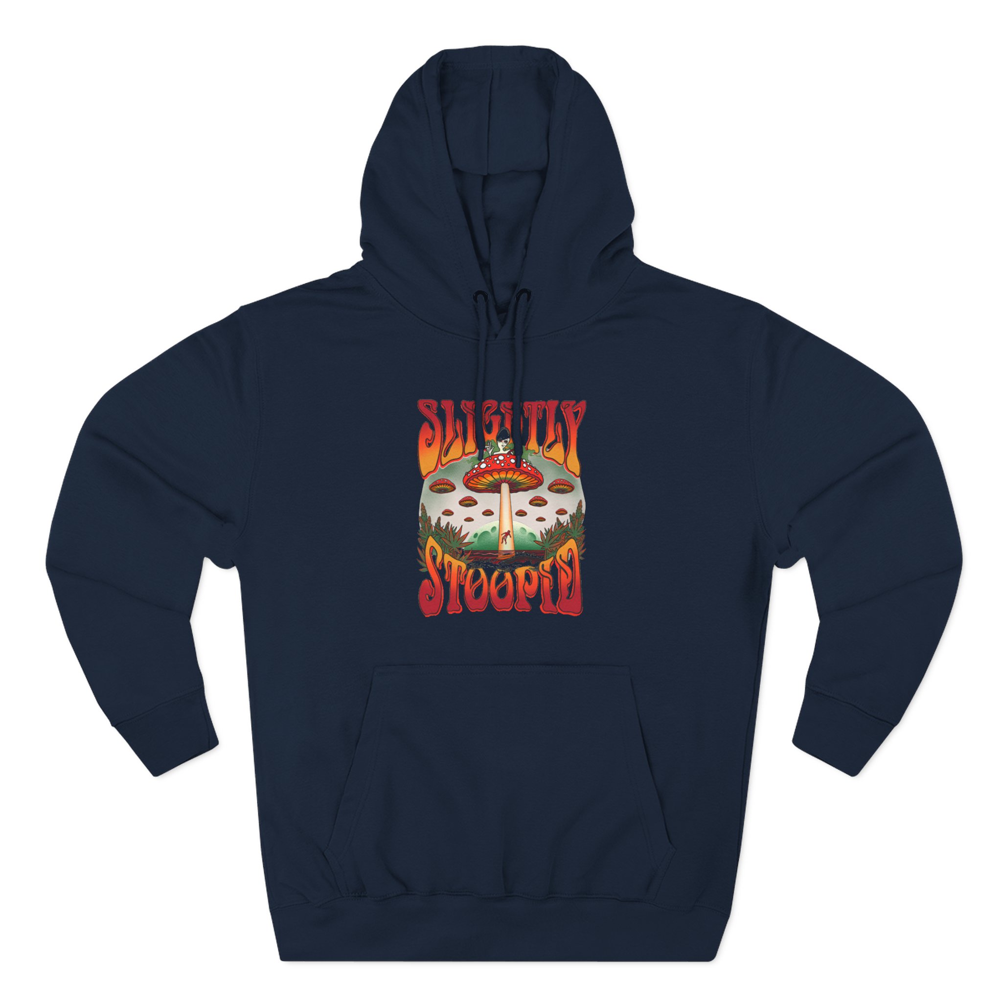Slightly Stoopid Mushroom Ufo Three-Panel Fleece Hoodie