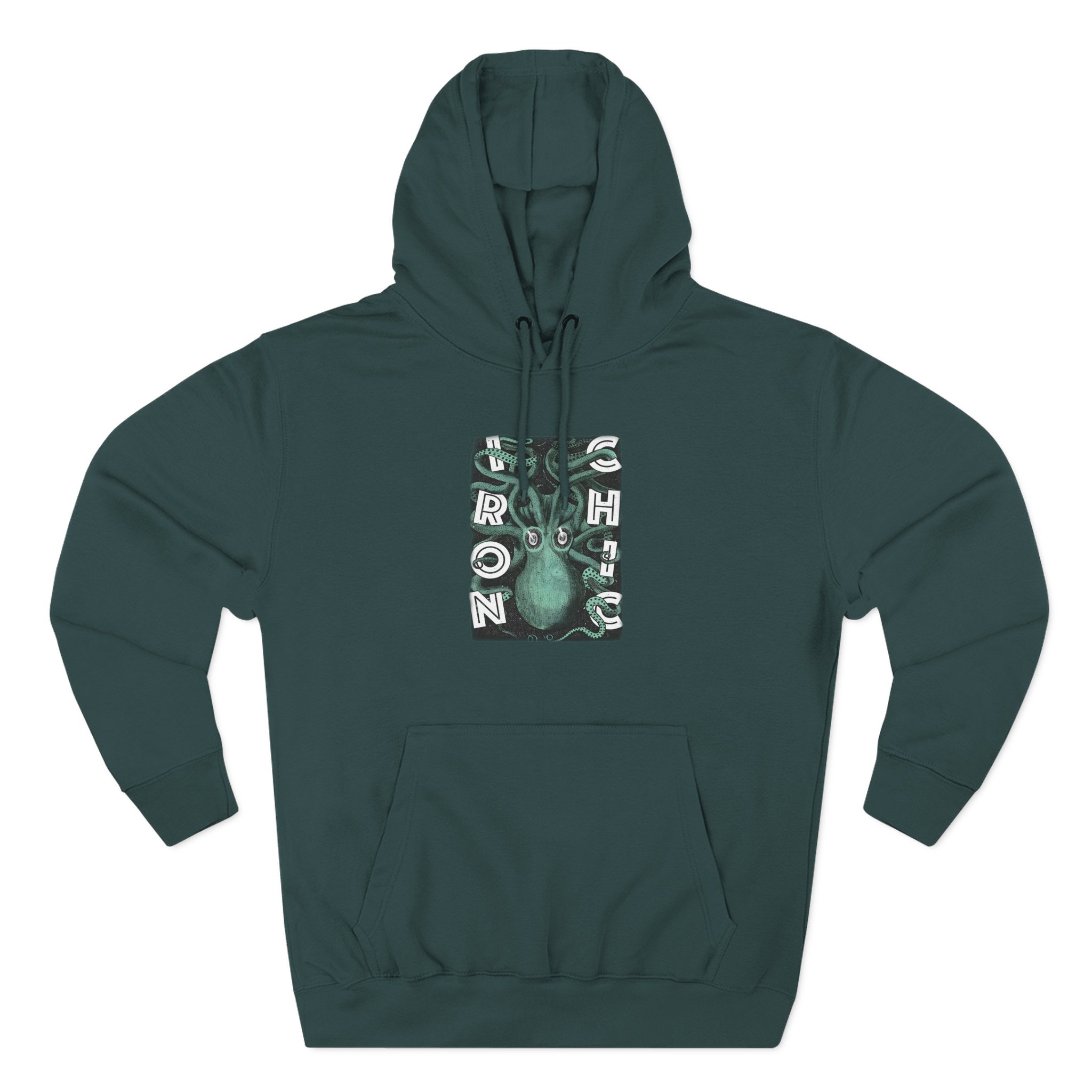 Iron Chic Octopus Three-Panel Fleece Hoodie