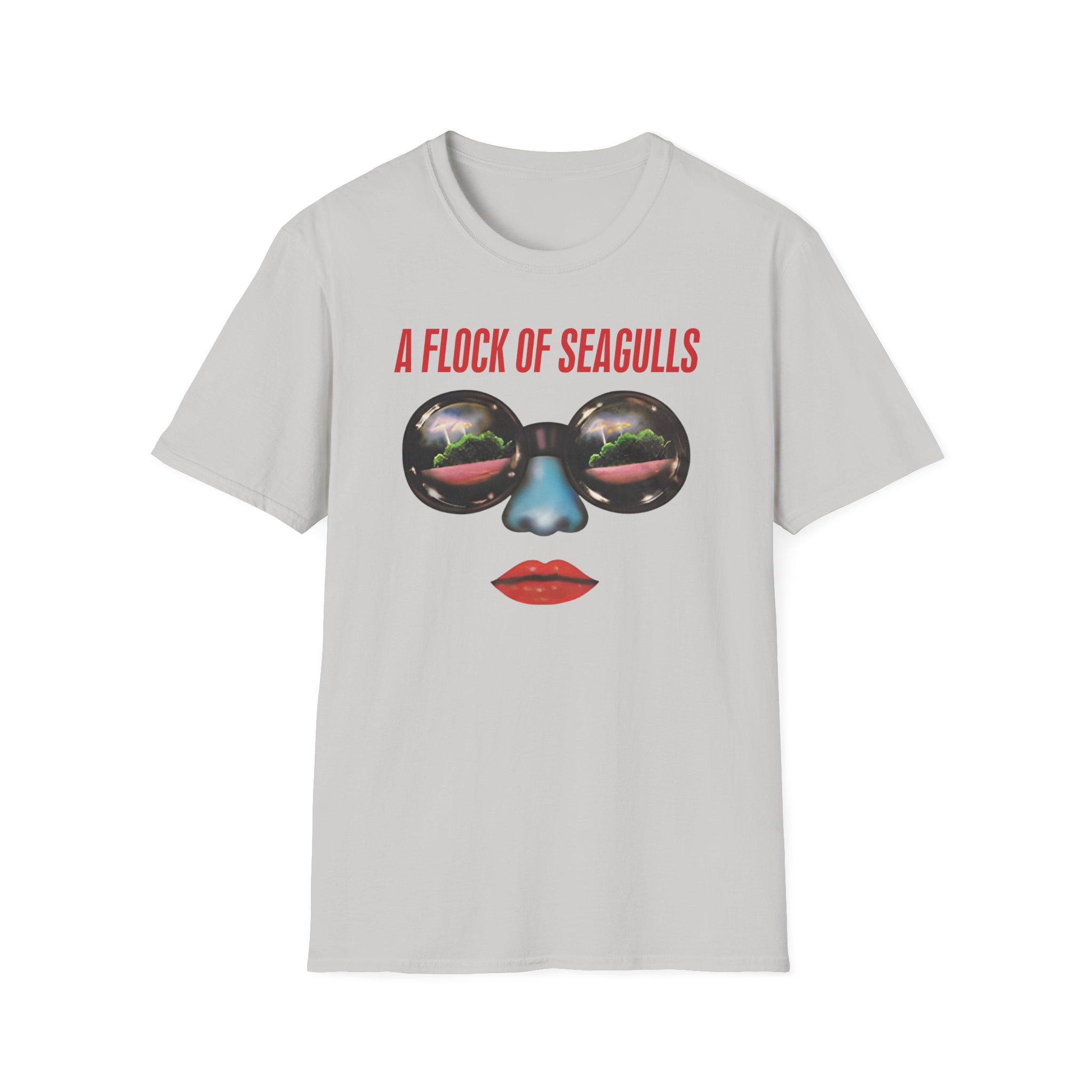 A Flock of Seagulls Us 1982 Tour Unisex Softstyle T-Shirt