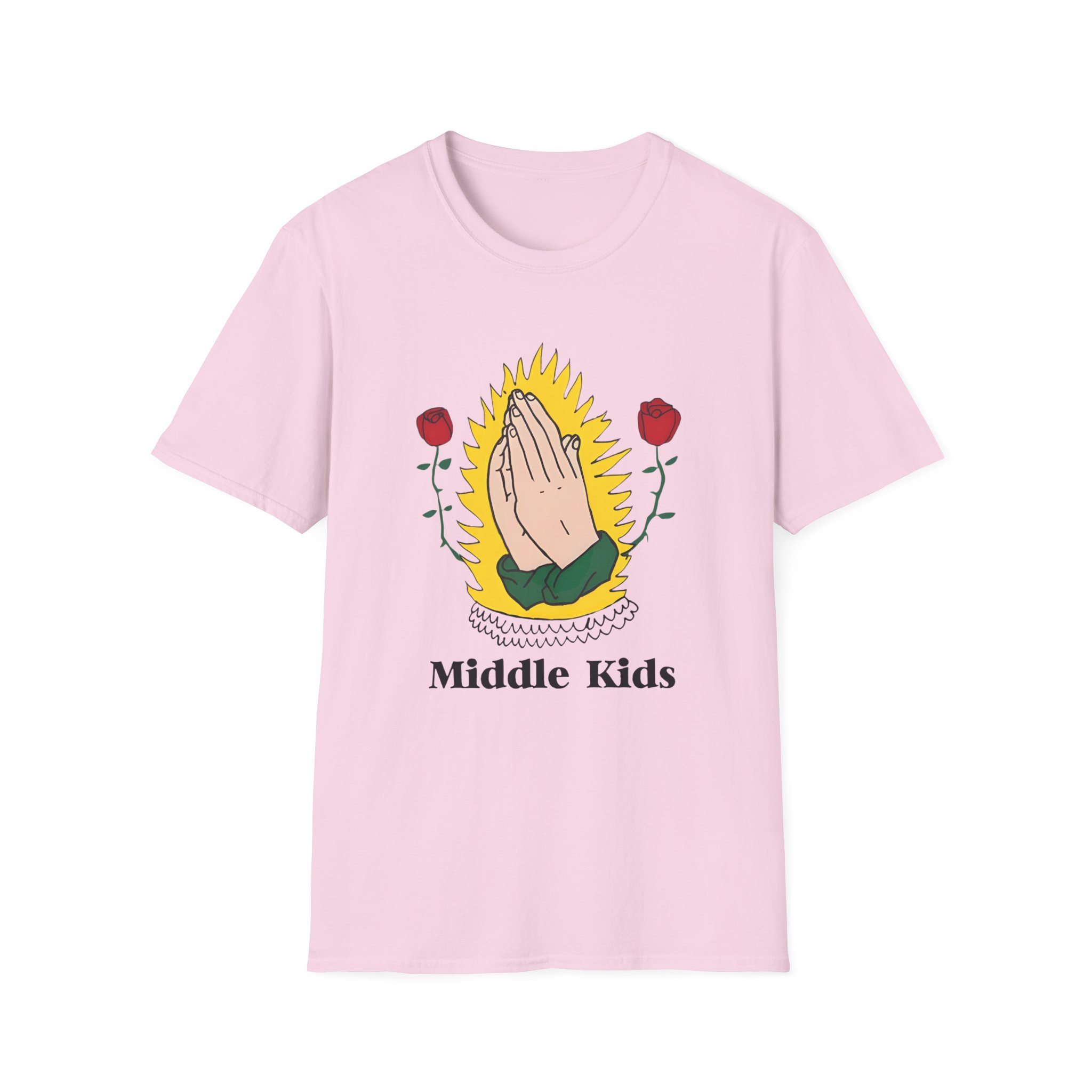 Middle Kids Praying Hands Unisex Softstyle T-Shirt