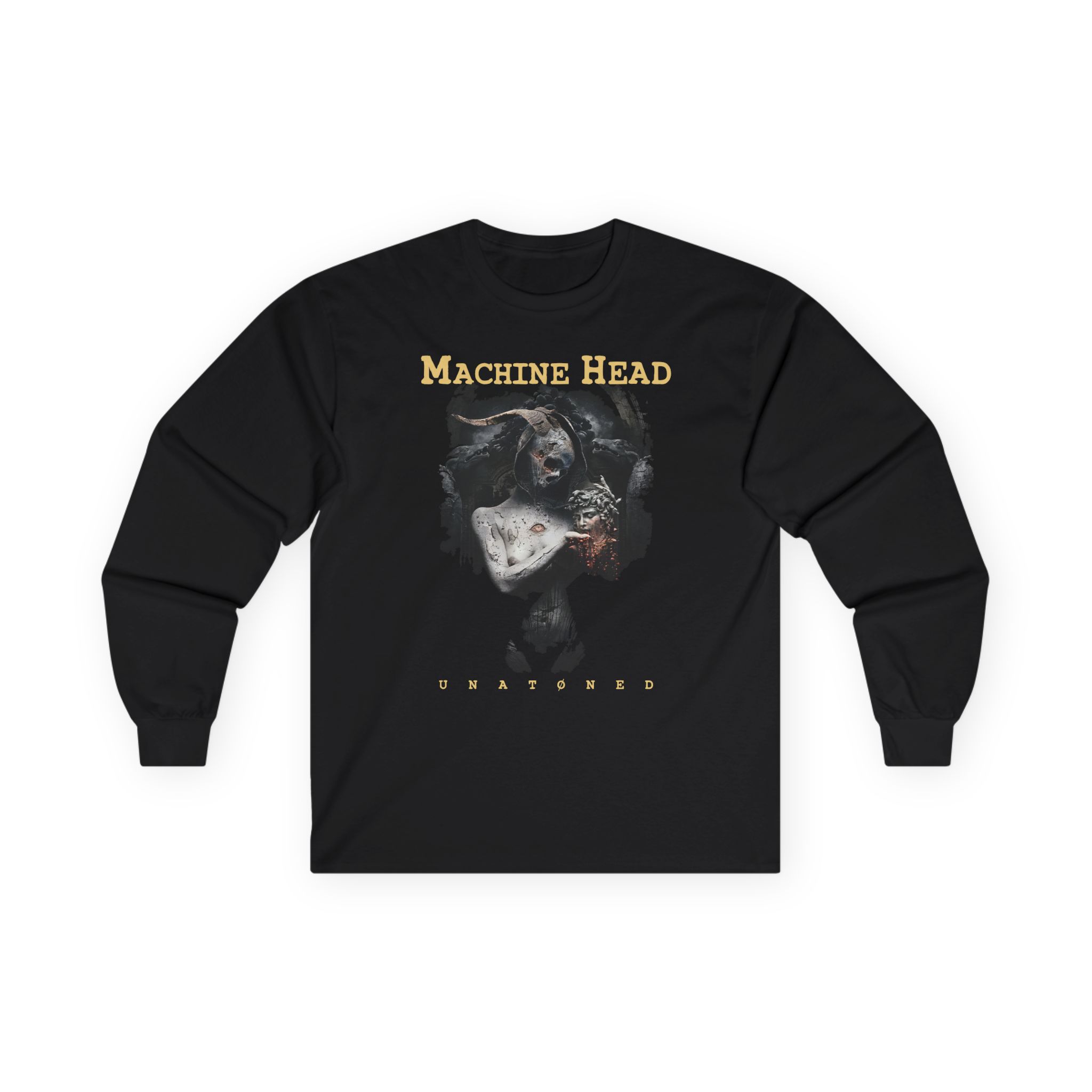 Machine Head Unatøned Unisex Ultra Cotton Long Sleeve Tee