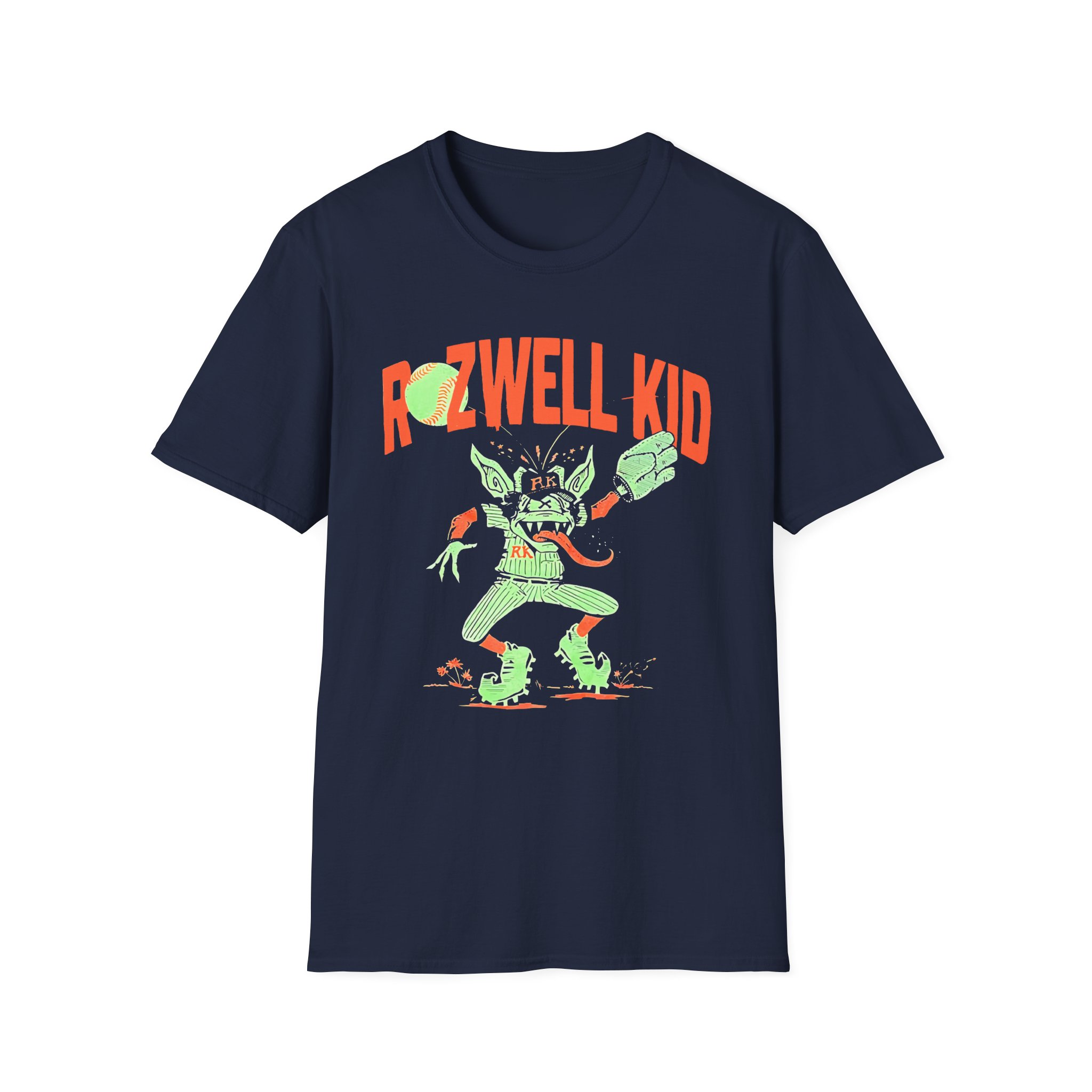Rozwell Kid Baseball Goblin Unisex Softstyle T-Shirt