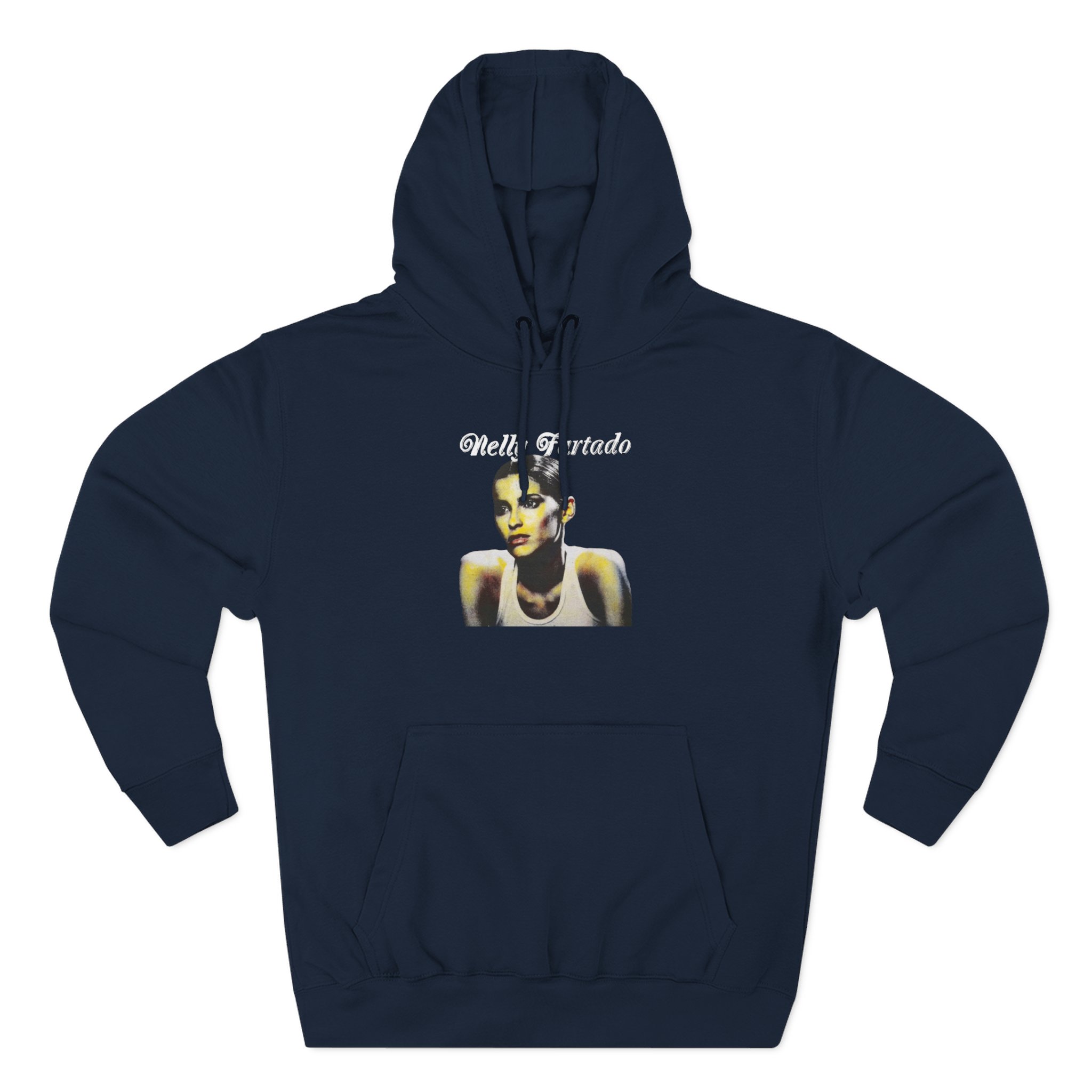 Nelly Furtado Three-Panel Fleece Hoodie