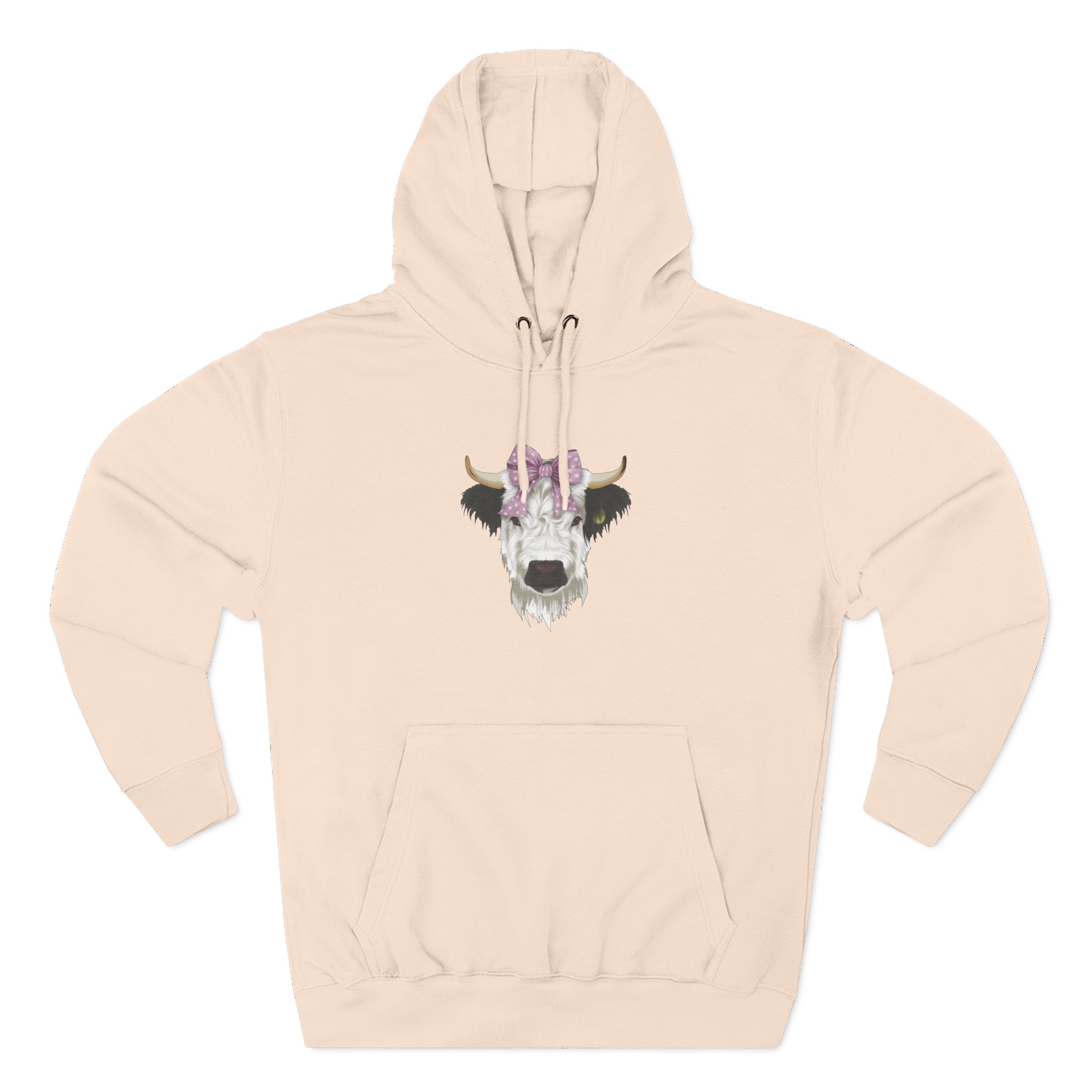 Katie Van Slyke Poppy Three-Panel Fleece Hoodie
