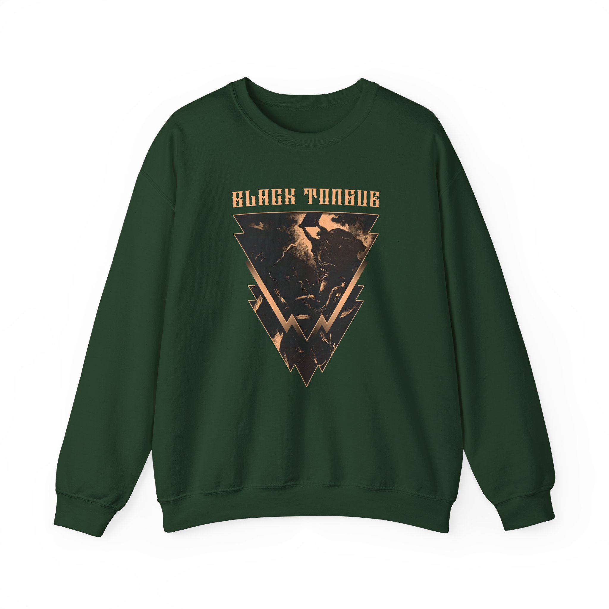 Black Tongue Born Hanged Unisex Heavy Blendâ„¢ Crewneck Sweatshirt