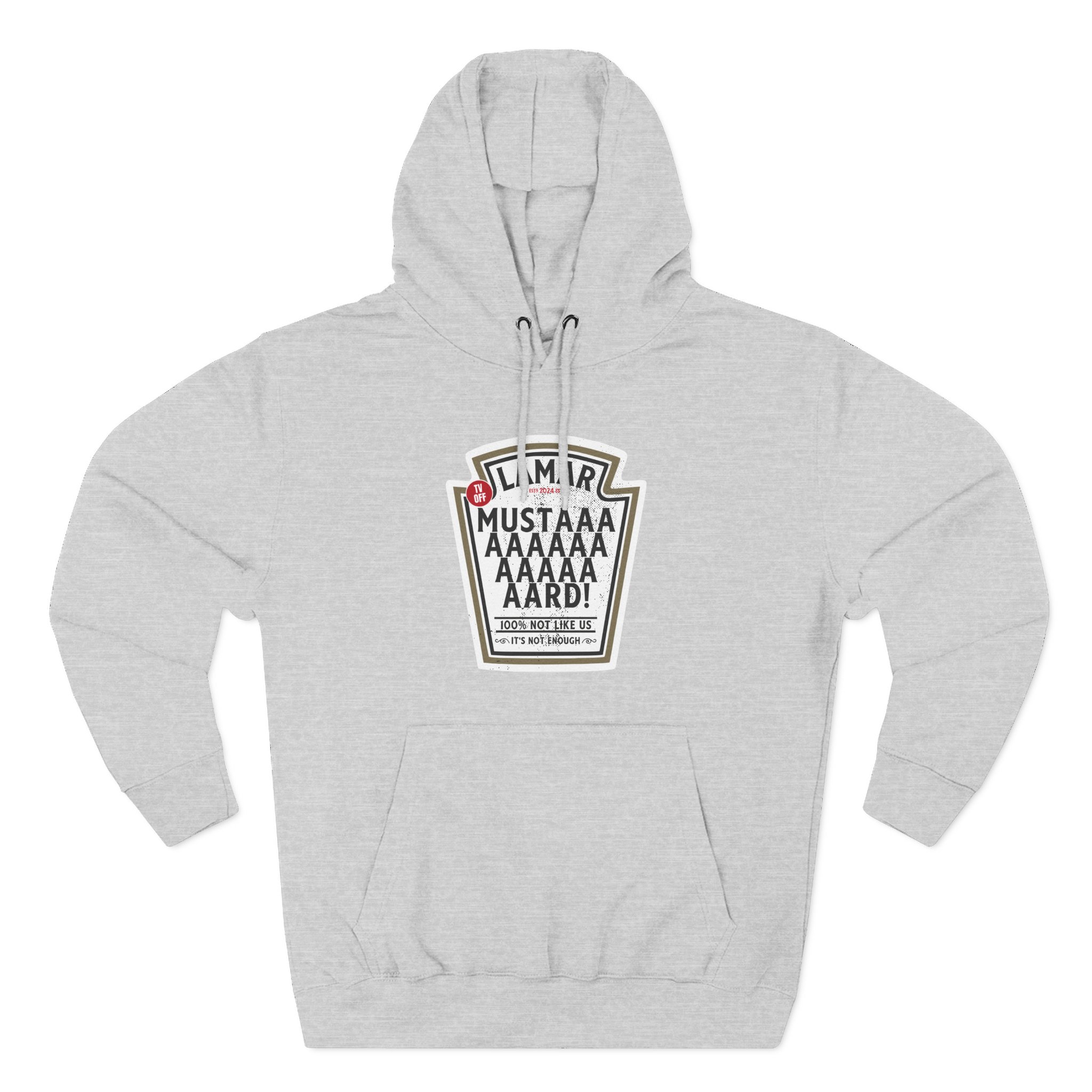Kendrick Lamar Mustard Tv Off Three-Panel Fleece Hoodie