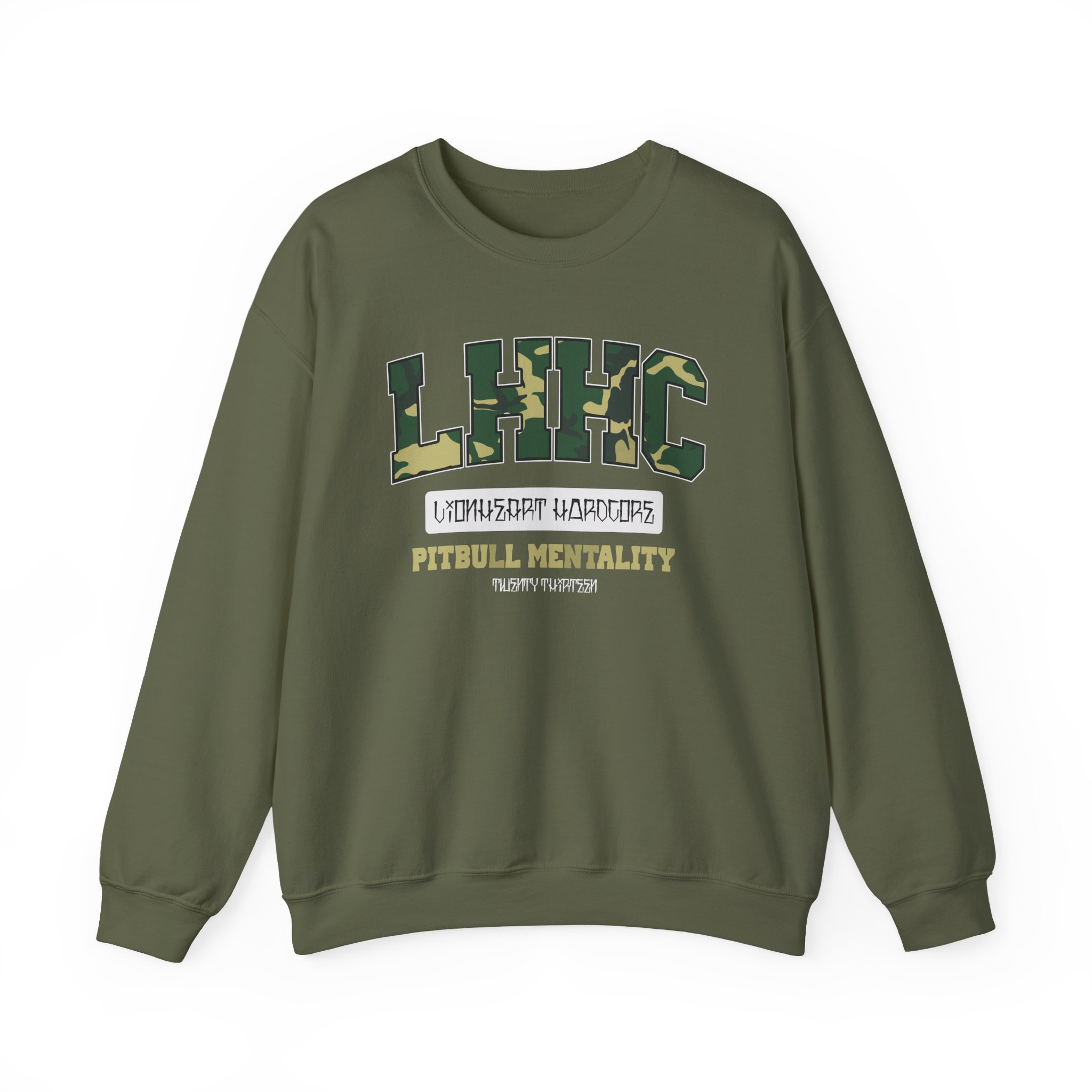 Lionheart "Pitbull Camo" Unisex Heavy Blendâ„¢ Crewneck Sweatshirt