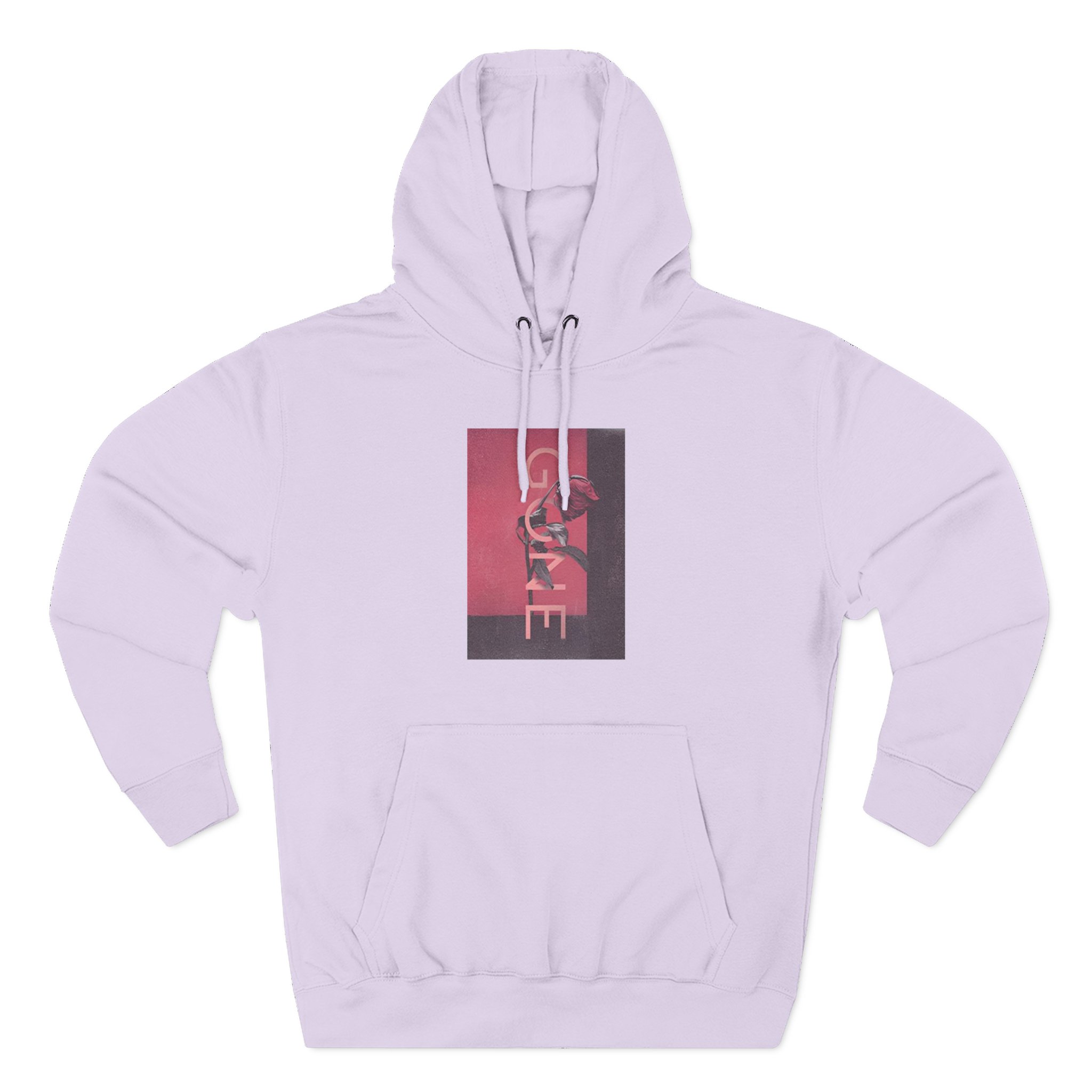 B Rose Three-Panel Fleece Hoodie
