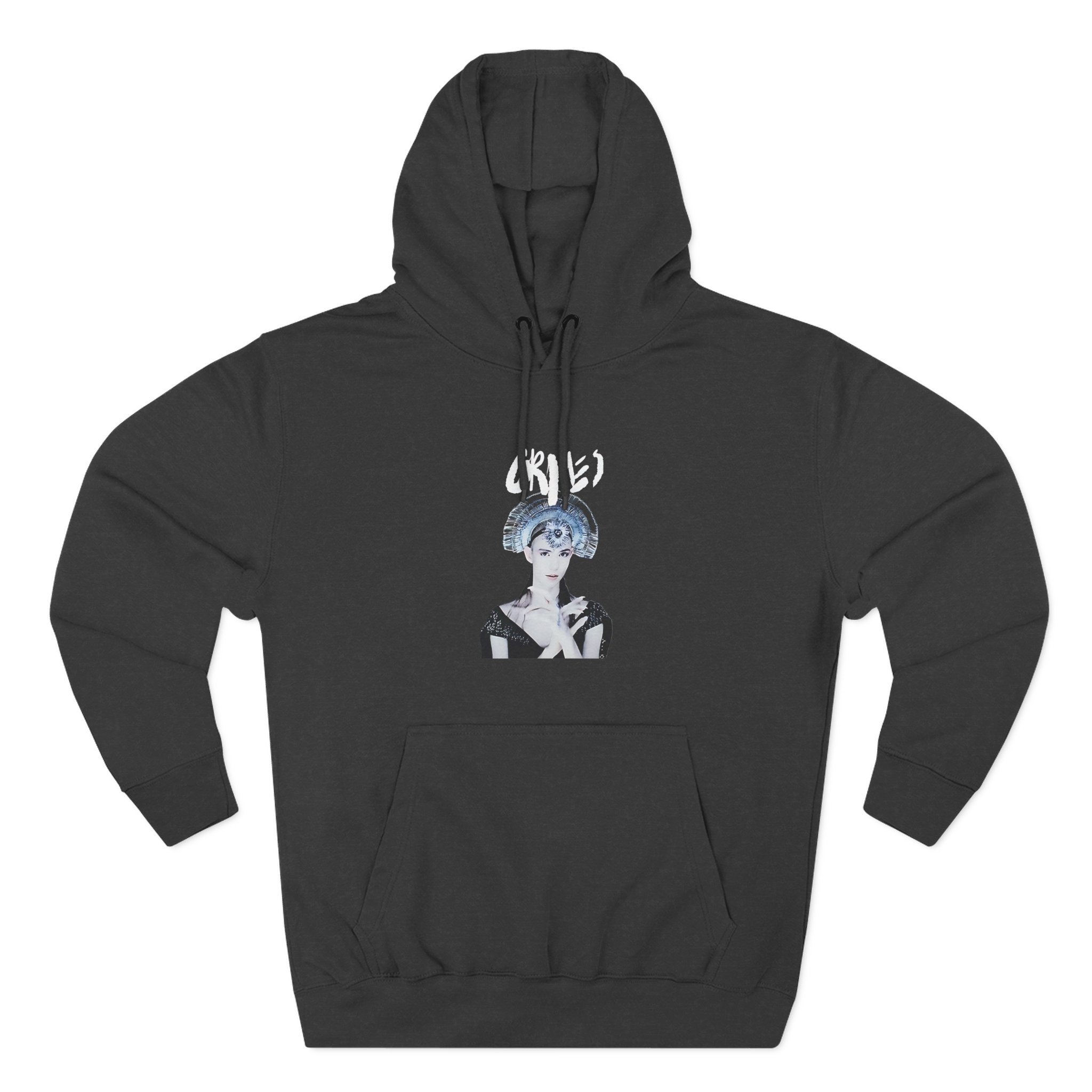 Grimes Head Dress Three-panel Fleece Hoodie