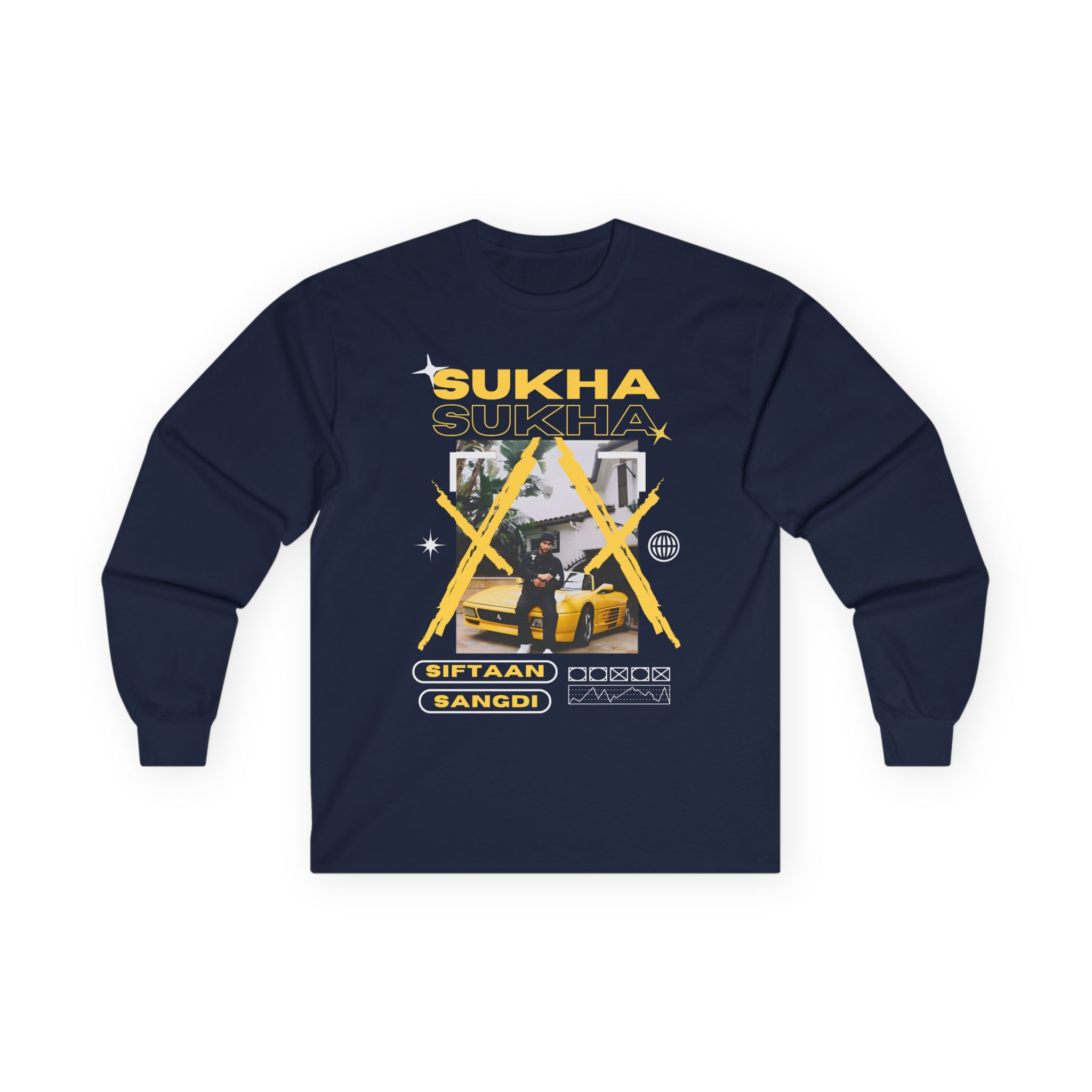 Sukha Brown Munde Unisex Ultra Cotton Long Sleeve Tee