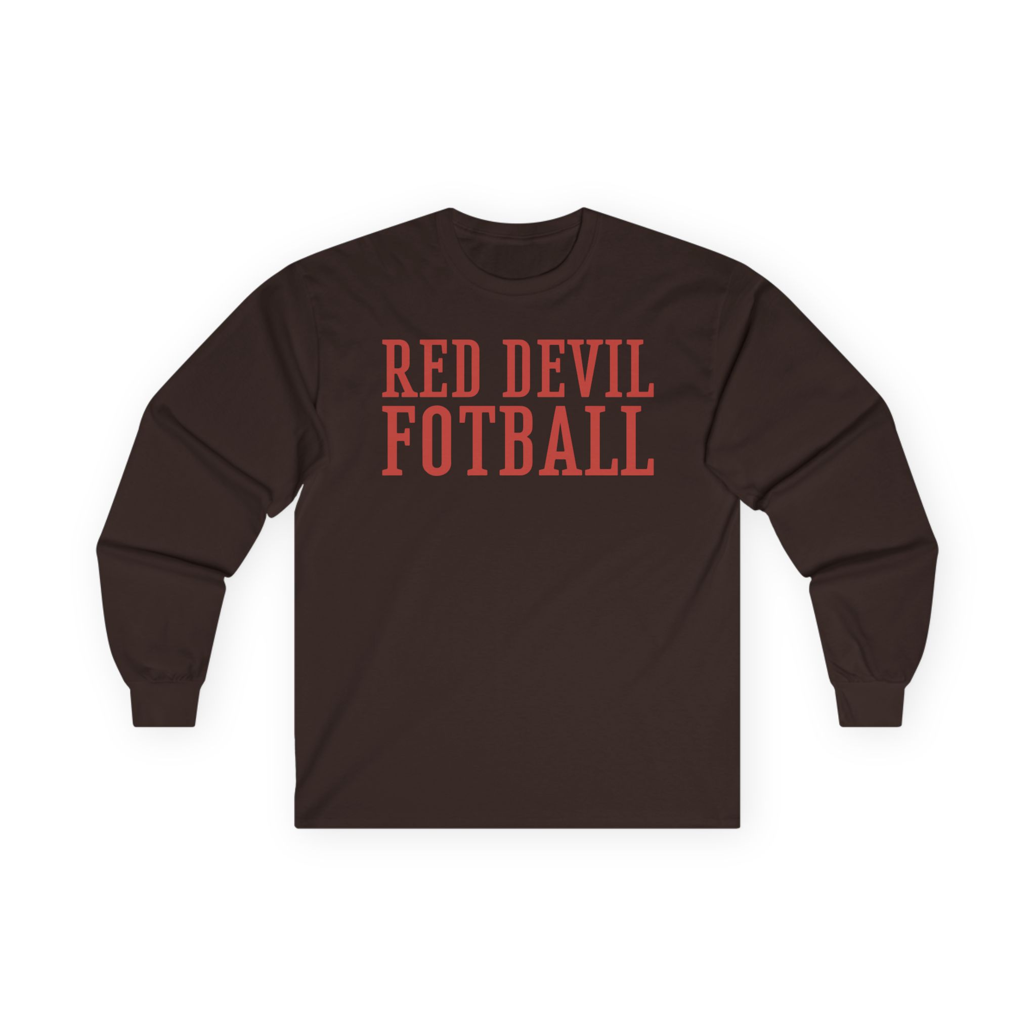 Shaboozey Red Devil Football Unisex Ultra Cotton Long Sleeve Tee