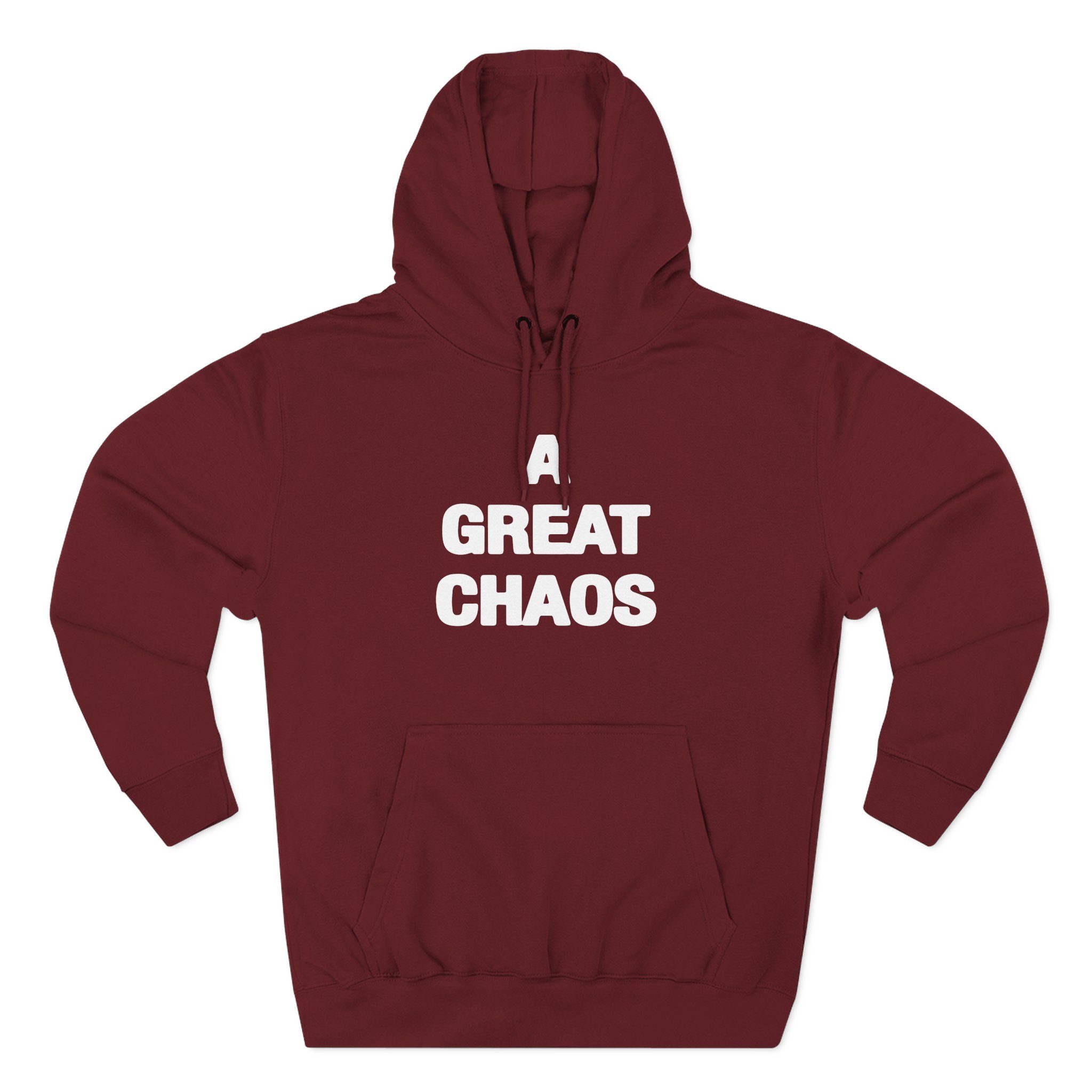 A Great Chaos Three-Panel Fleece Hoodie