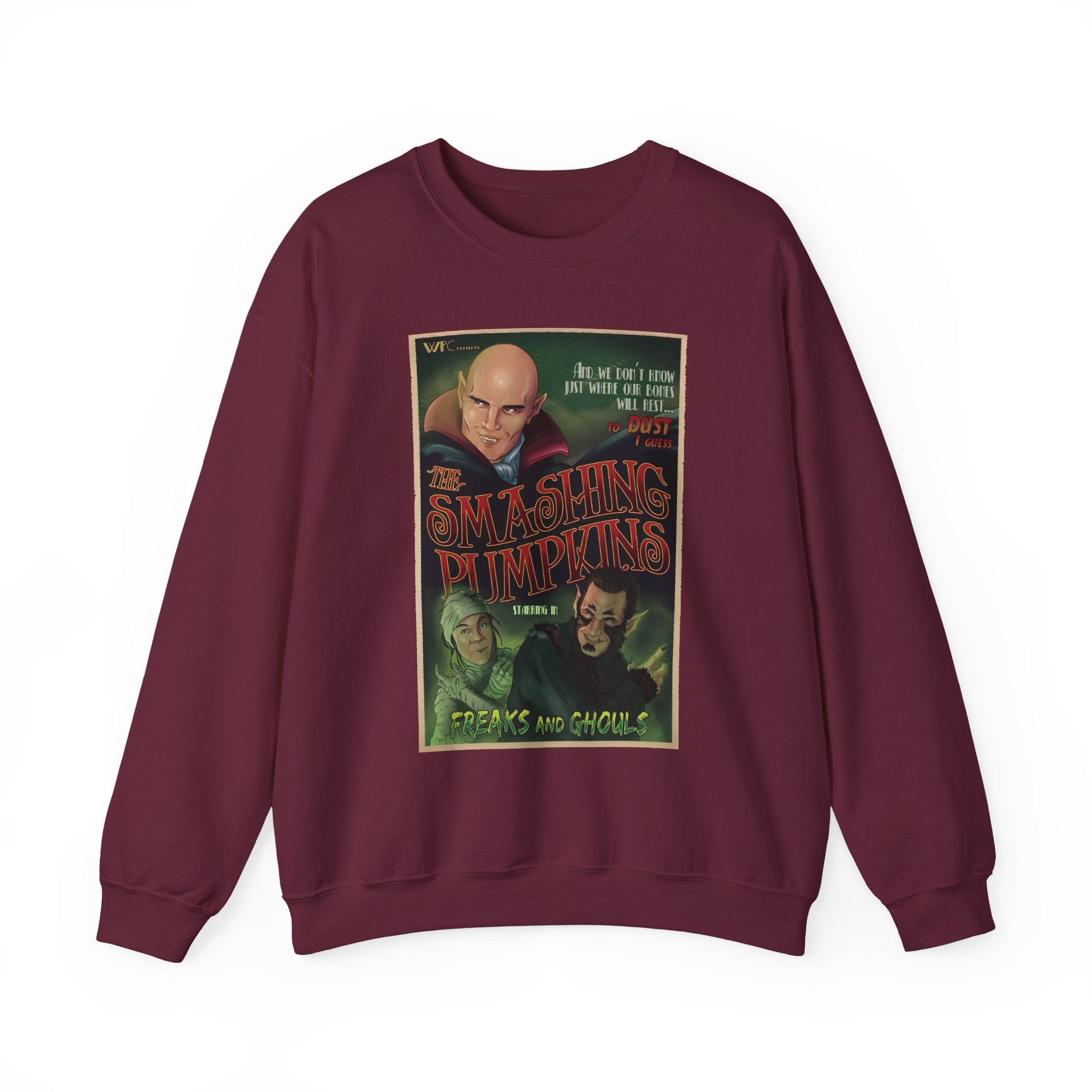 The Smashing Pumpkins Freaks and Ghouls Unisex Heavy Blendâ„¢ Crewneck Sweatshirt