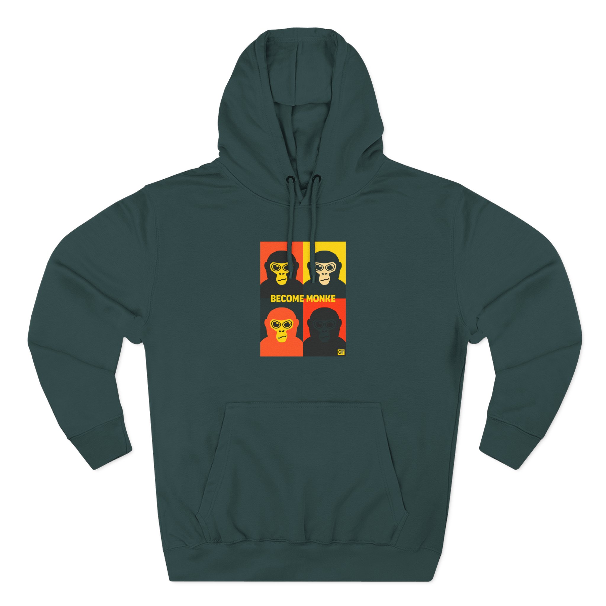 Gorilla Tag Become Monke Three-Panel Fleece Hoodie