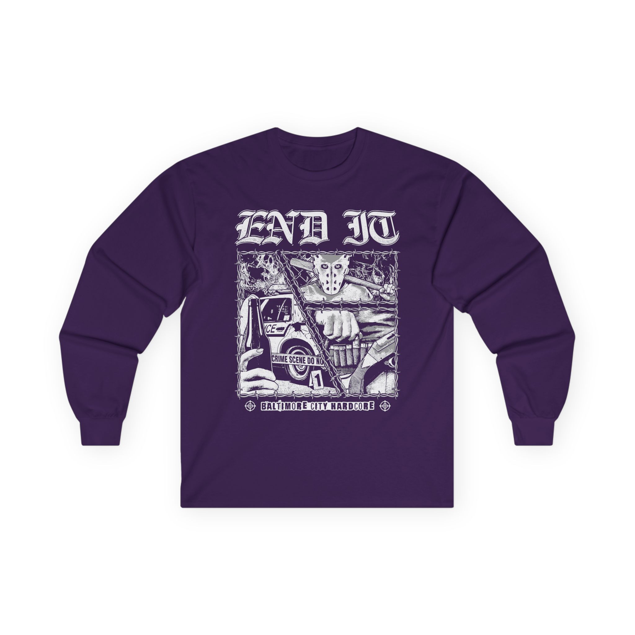 End It Crime Scene Unisex Ultra Cotton Long Sleeve Tee