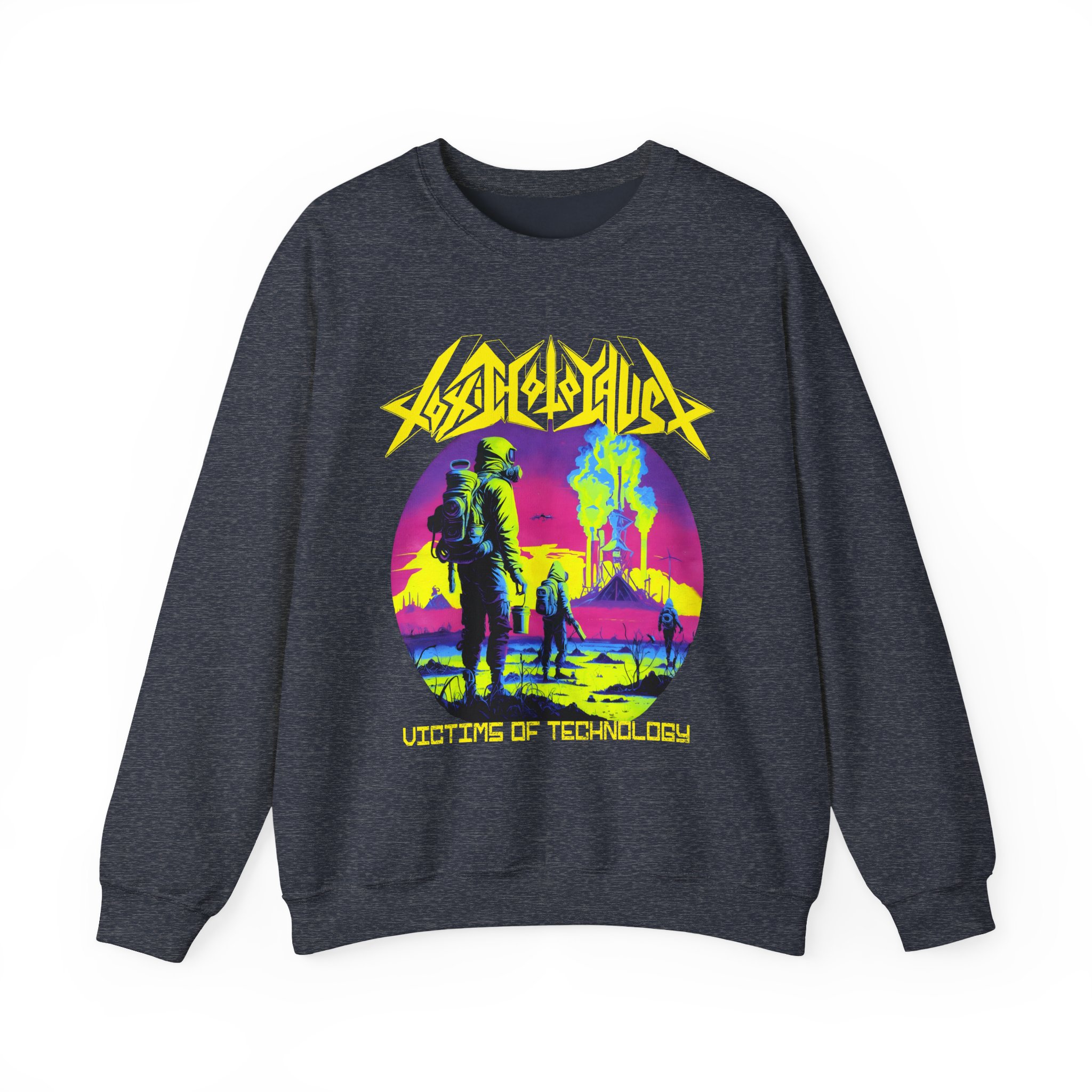 Toxic Holocaust Victims of Technology Unisex Heavy Blendâ„¢ Crewneck Sweatshirt