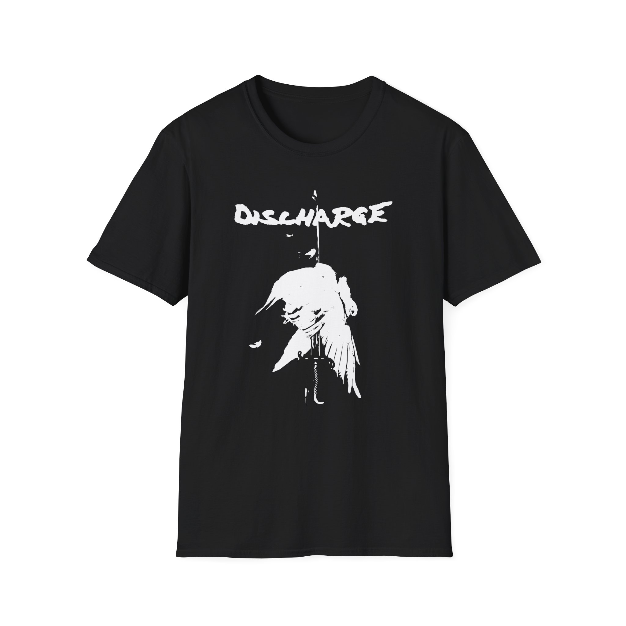 Discharge Never Again Unisex Softstyle T-Shirt