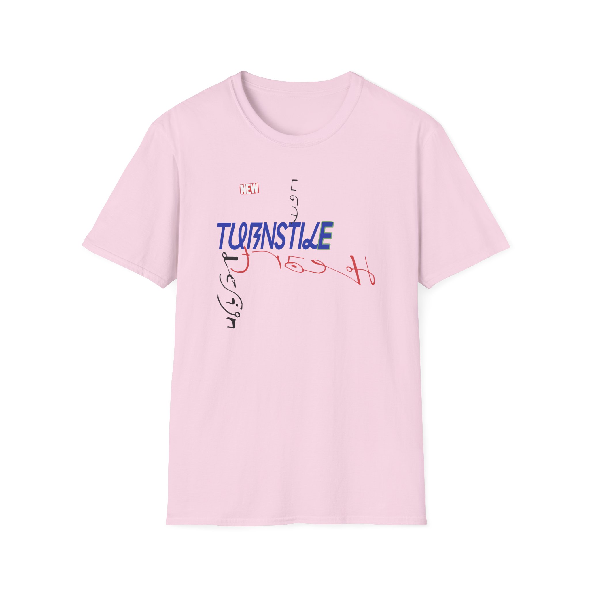 Turnstile New Heart Design Unisex Softstyle T-Shirt