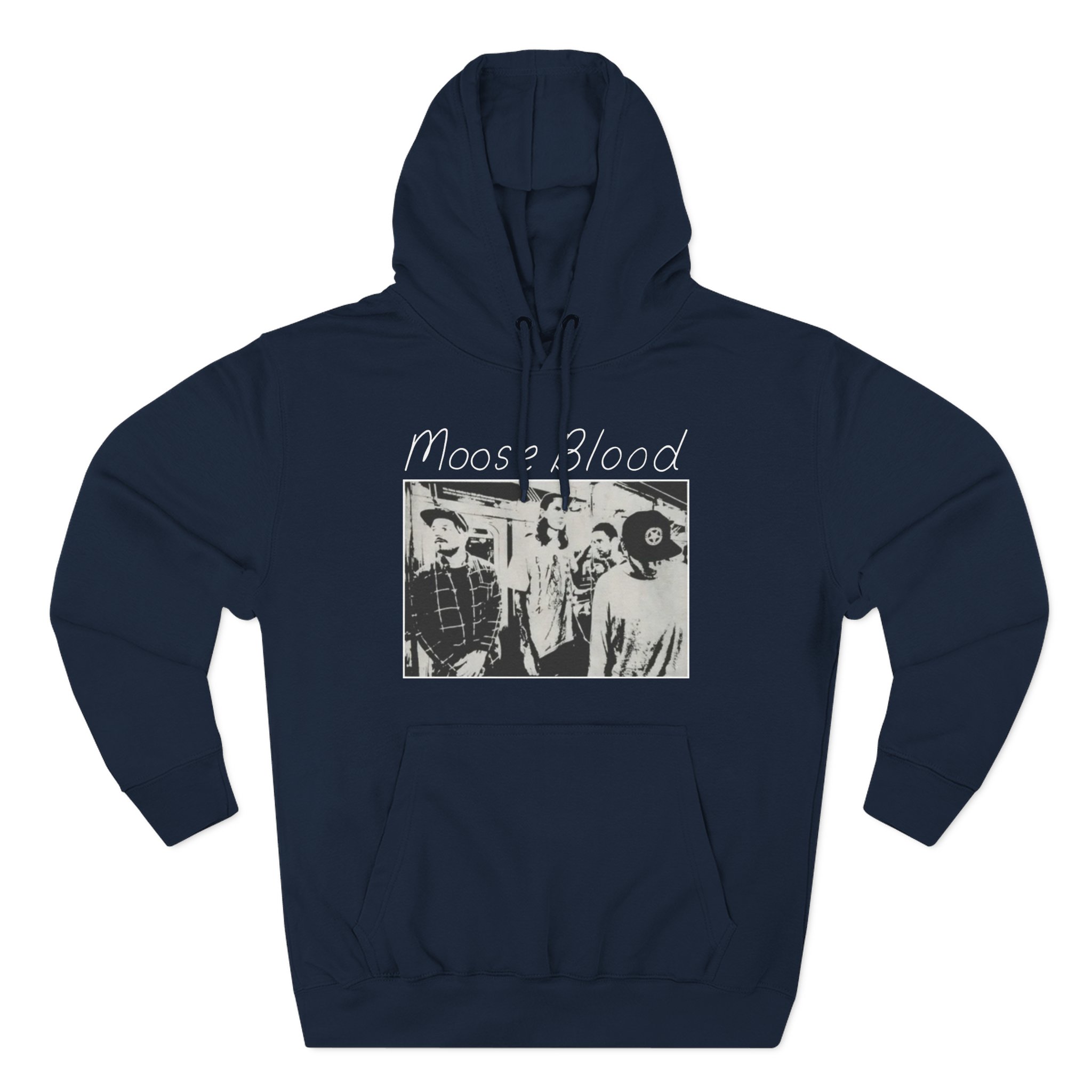 Moose Blood Subway Three-Panel Fleece Hoodie