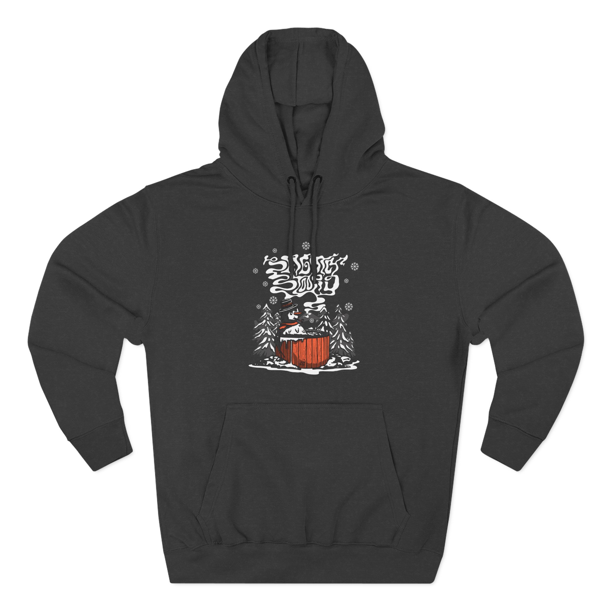 Slightly Stoopid Snowman Three-Panel Fleece Hoodie