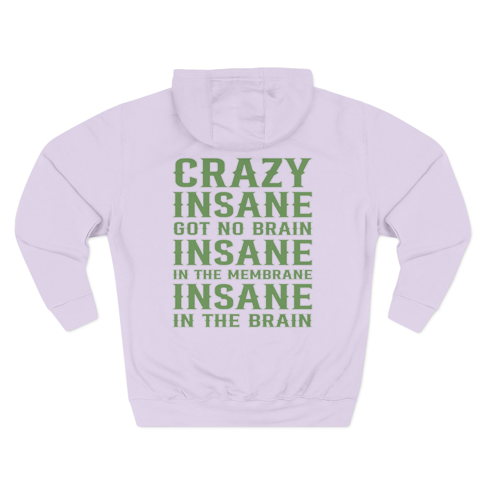 Cypress Hill Crazy Insane OG Skull N Compass Three-Panel Fleece Hoodie